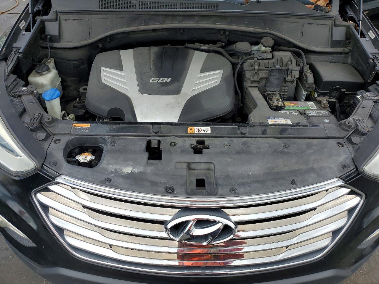 2013 Hyundai Santa Fe Gls Black vin: KM8SN4HF7DU018483