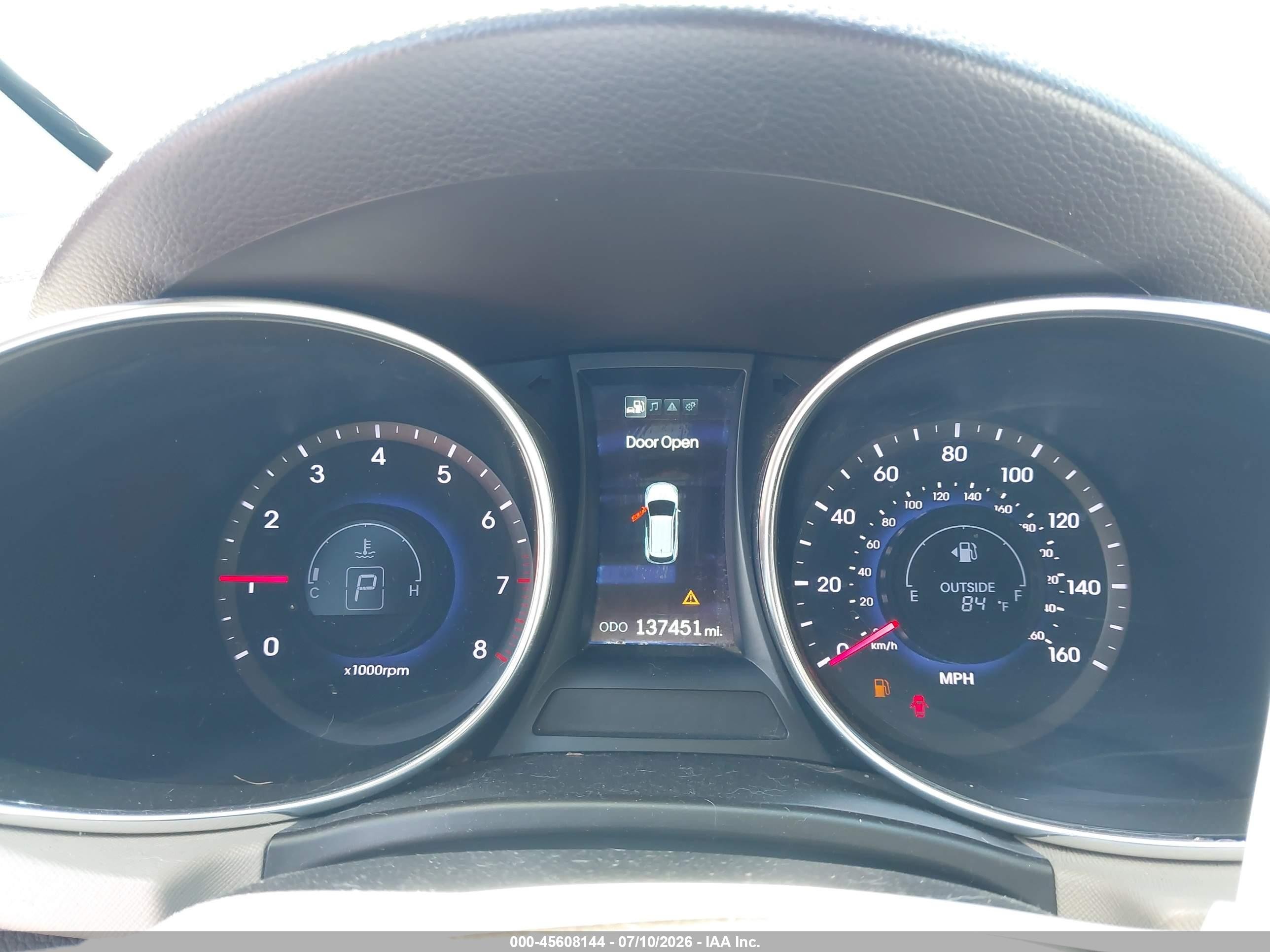 2014 Hyundai Santa Fe Limited White vin: KM8SN4HF7EU039383