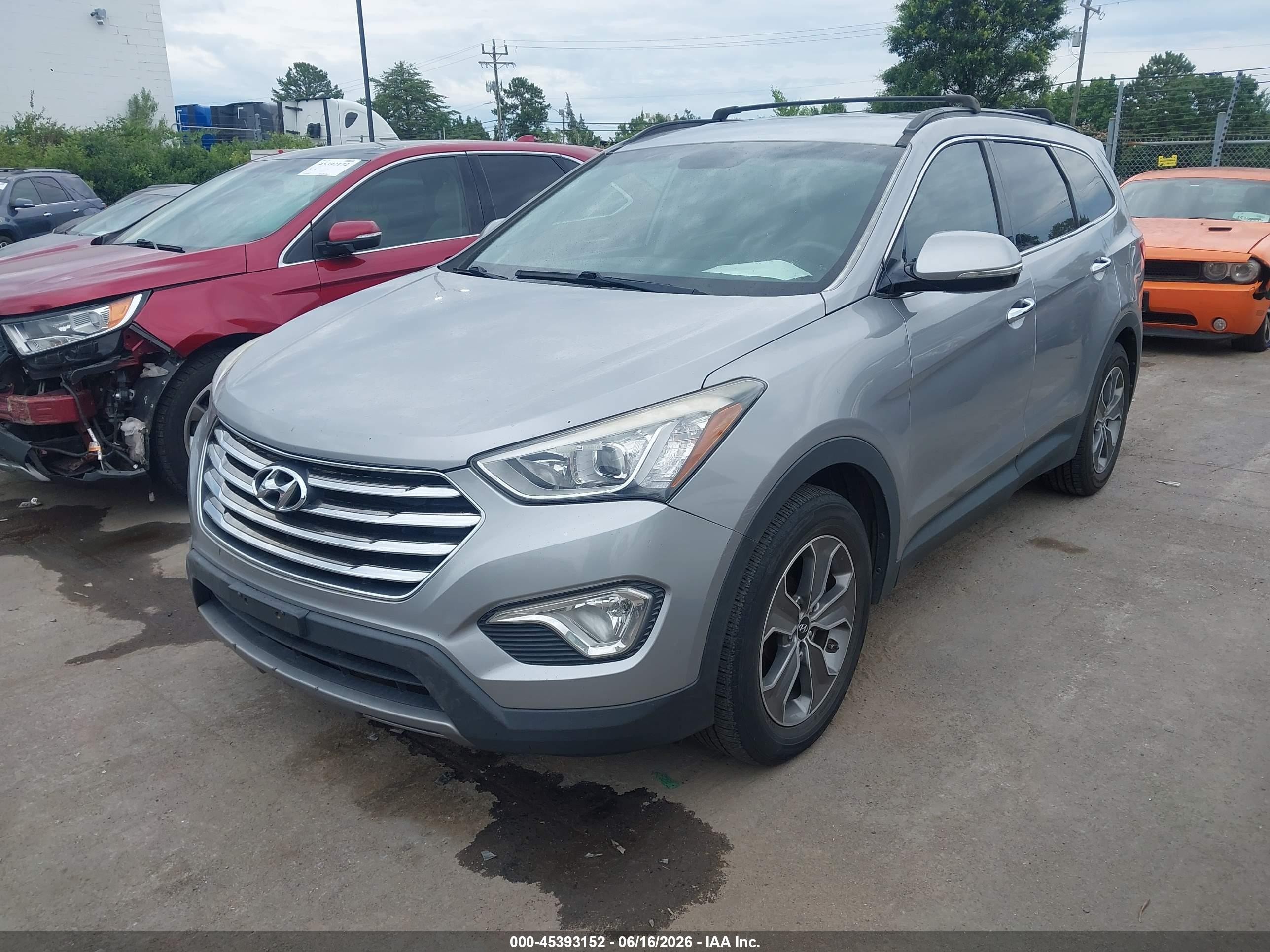 2013 Hyundai Santa Fe Gls Серебряный vin: KM8SN4HF8DU019450