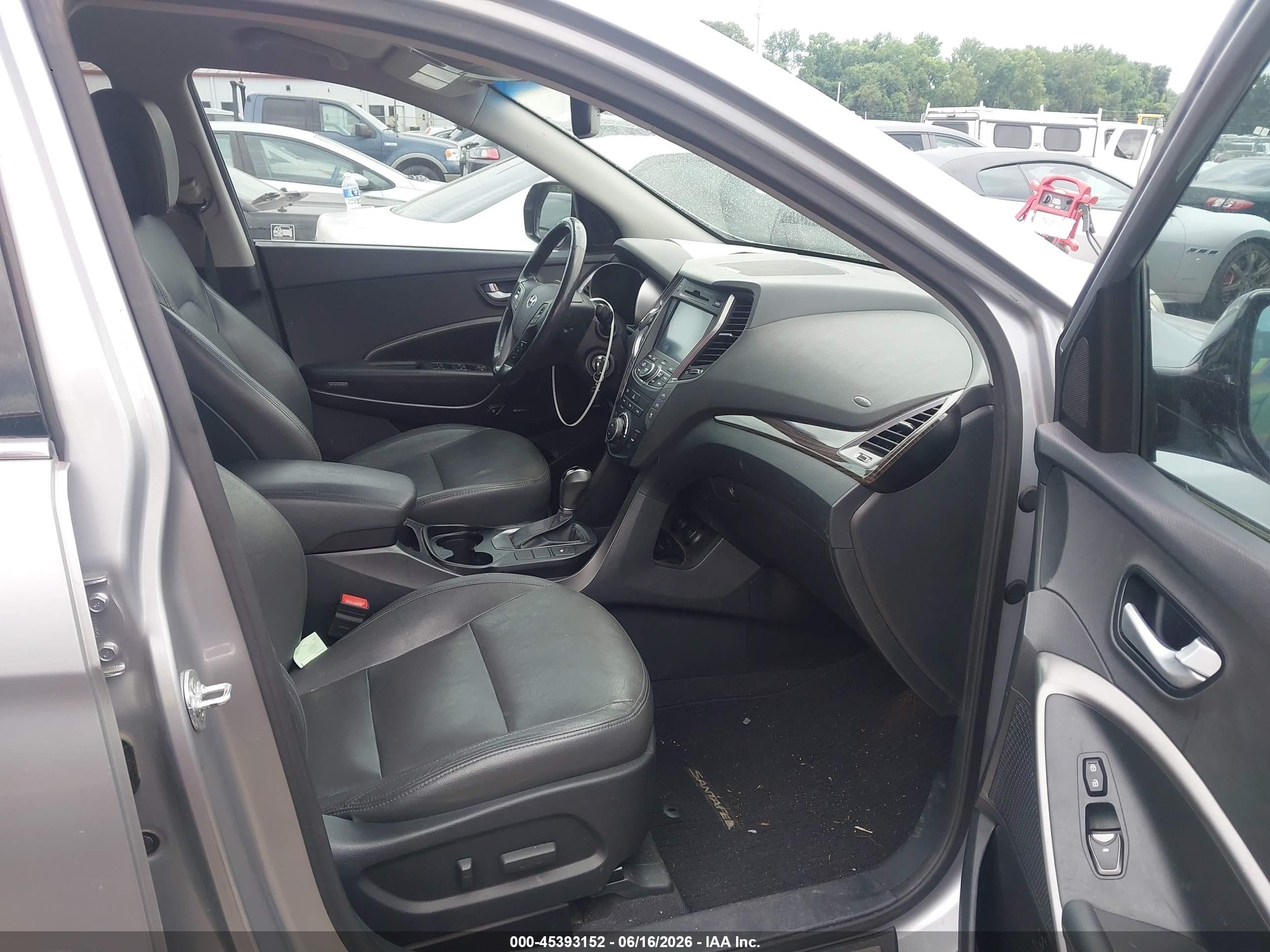 2013 Hyundai Santa Fe Gls Серебряный vin: KM8SN4HF8DU019450