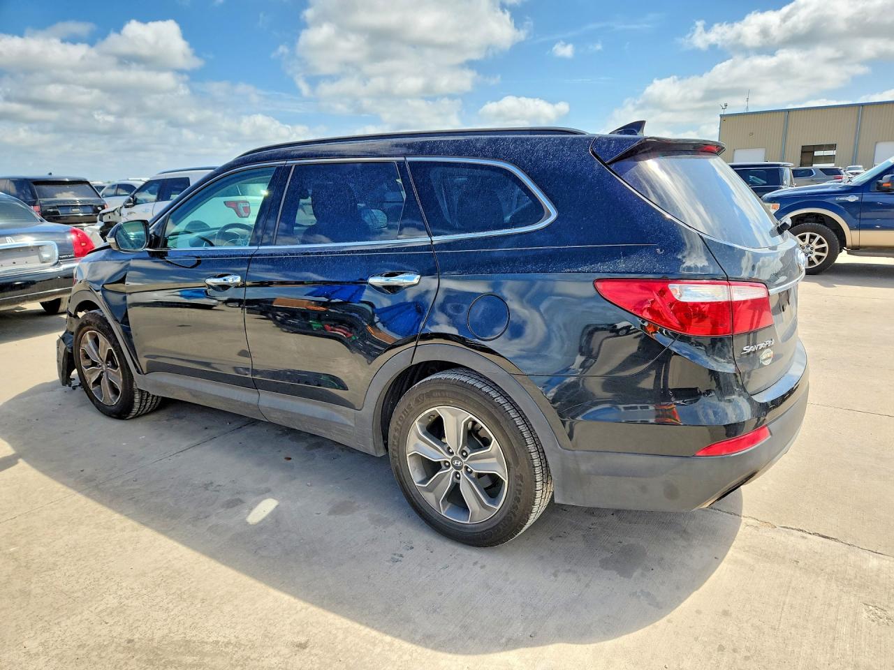 2014 Hyundai Santa Fe Gls Black vin: KM8SN4HF8EU053440