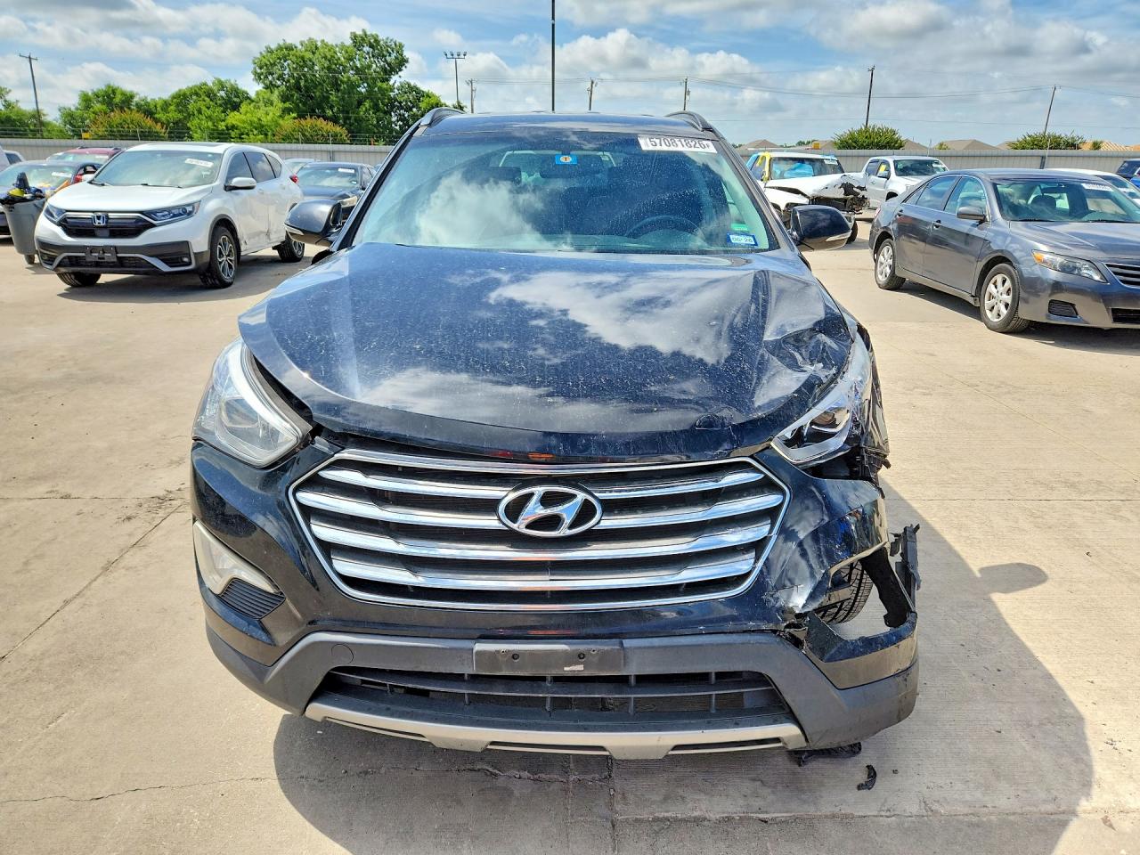 2014 Hyundai Santa Fe Gls Black vin: KM8SN4HF8EU053440
