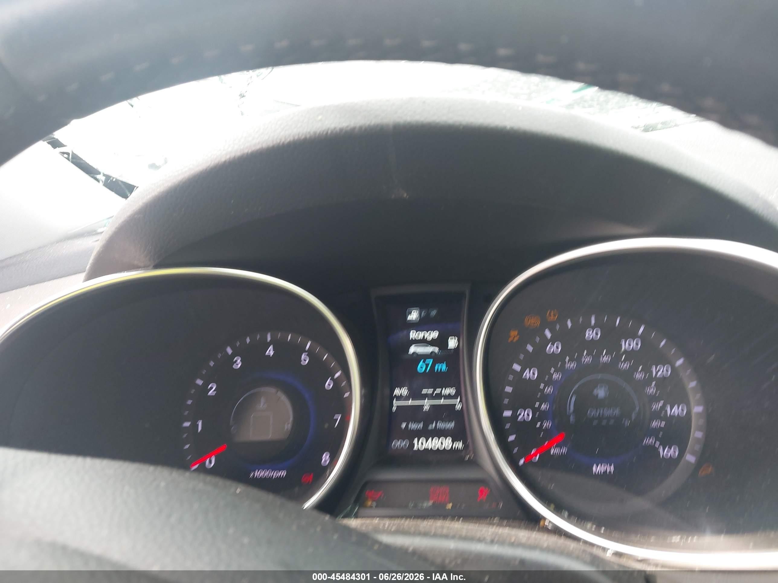 2014 Hyundai Santa Fe Gls Black vin: KM8SN4HF8EU058475