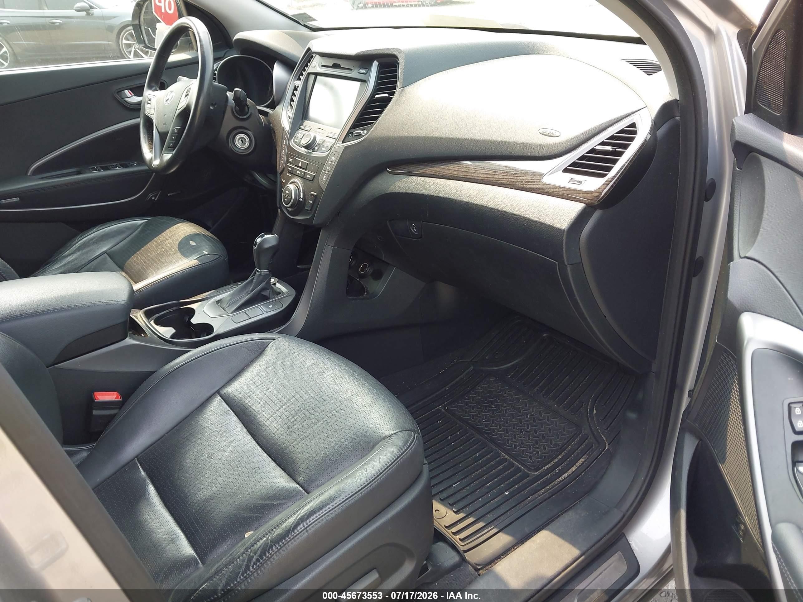 2013 Hyundai Santa Fe Gls Серебряный vin: KM8SN4HF9DU029114