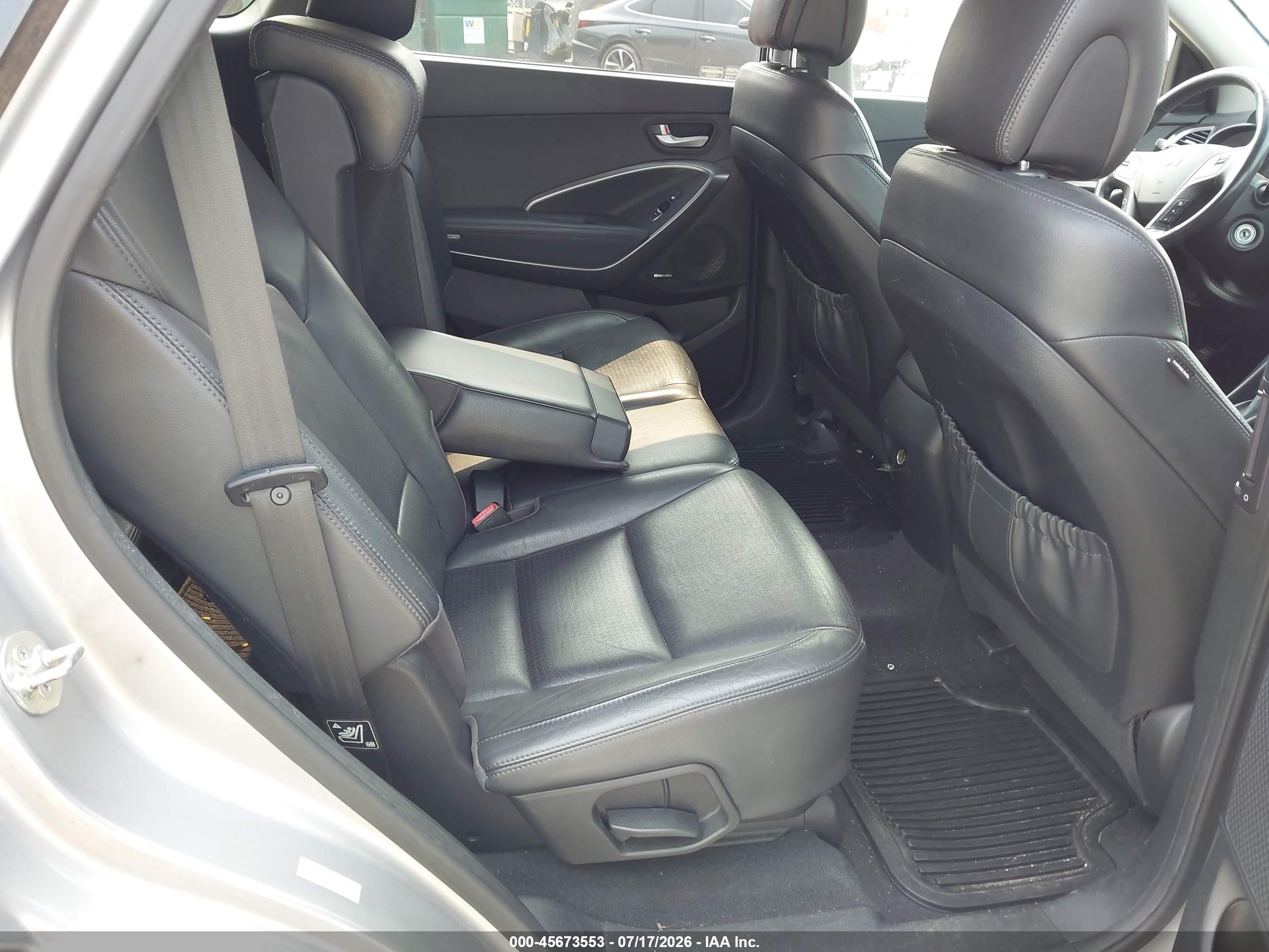 2013 Hyundai Santa Fe Gls Серебряный vin: KM8SN4HF9DU029114