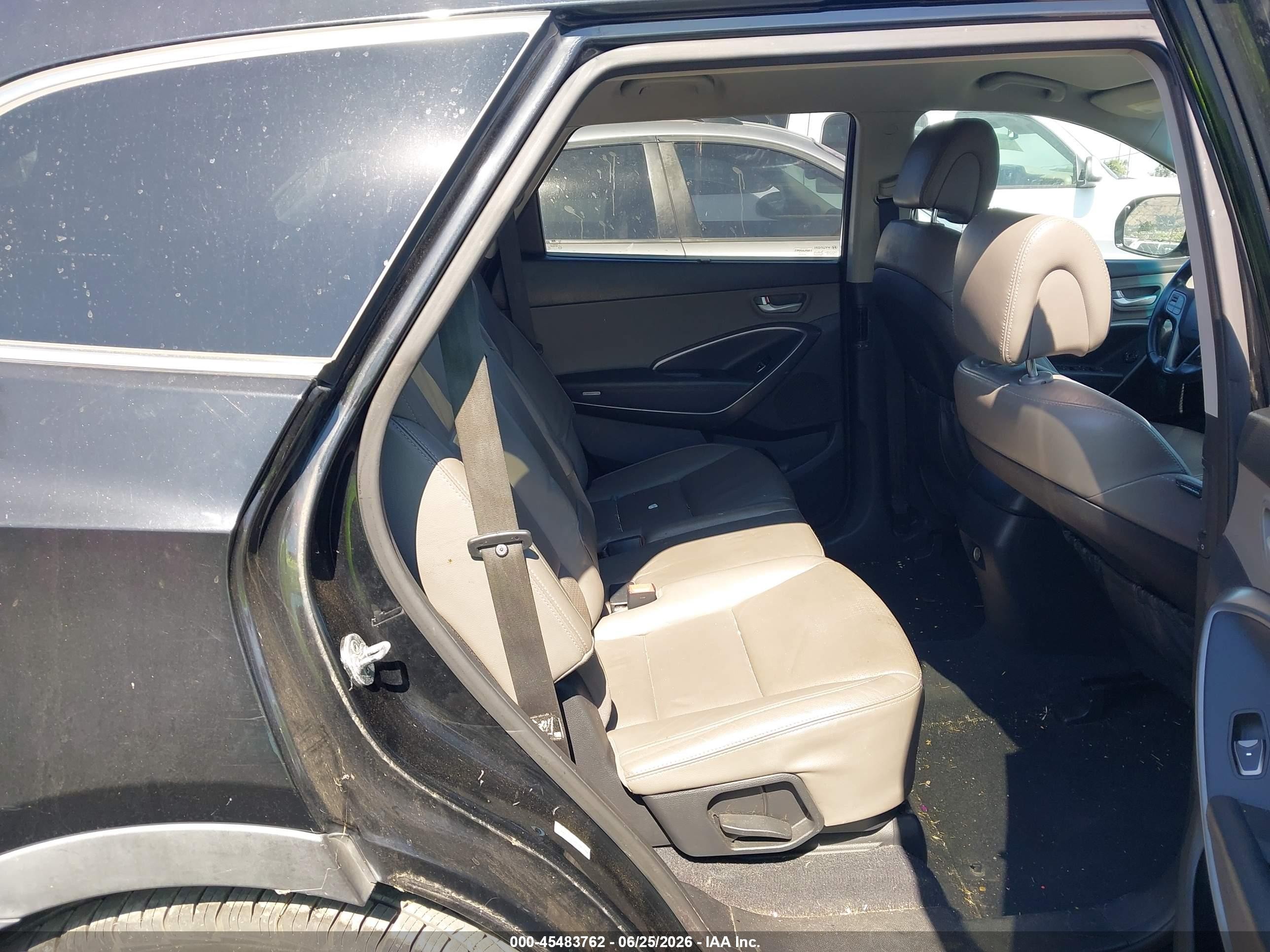 2014 Hyundai Santa Fe Gls Black vin: KM8SN4HF9EU085068