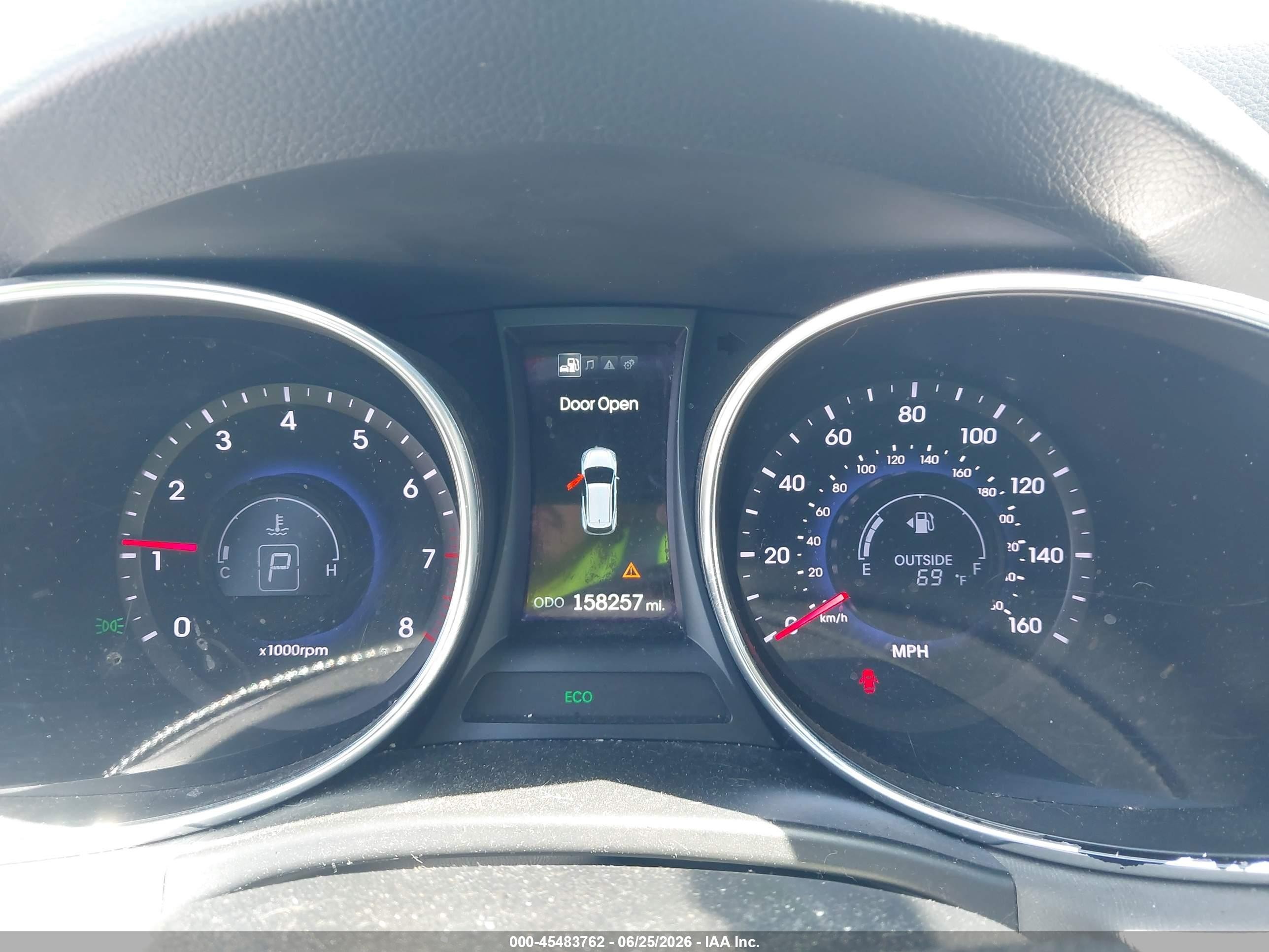 2014 Hyundai Santa Fe Gls Black vin: KM8SN4HF9EU085068
