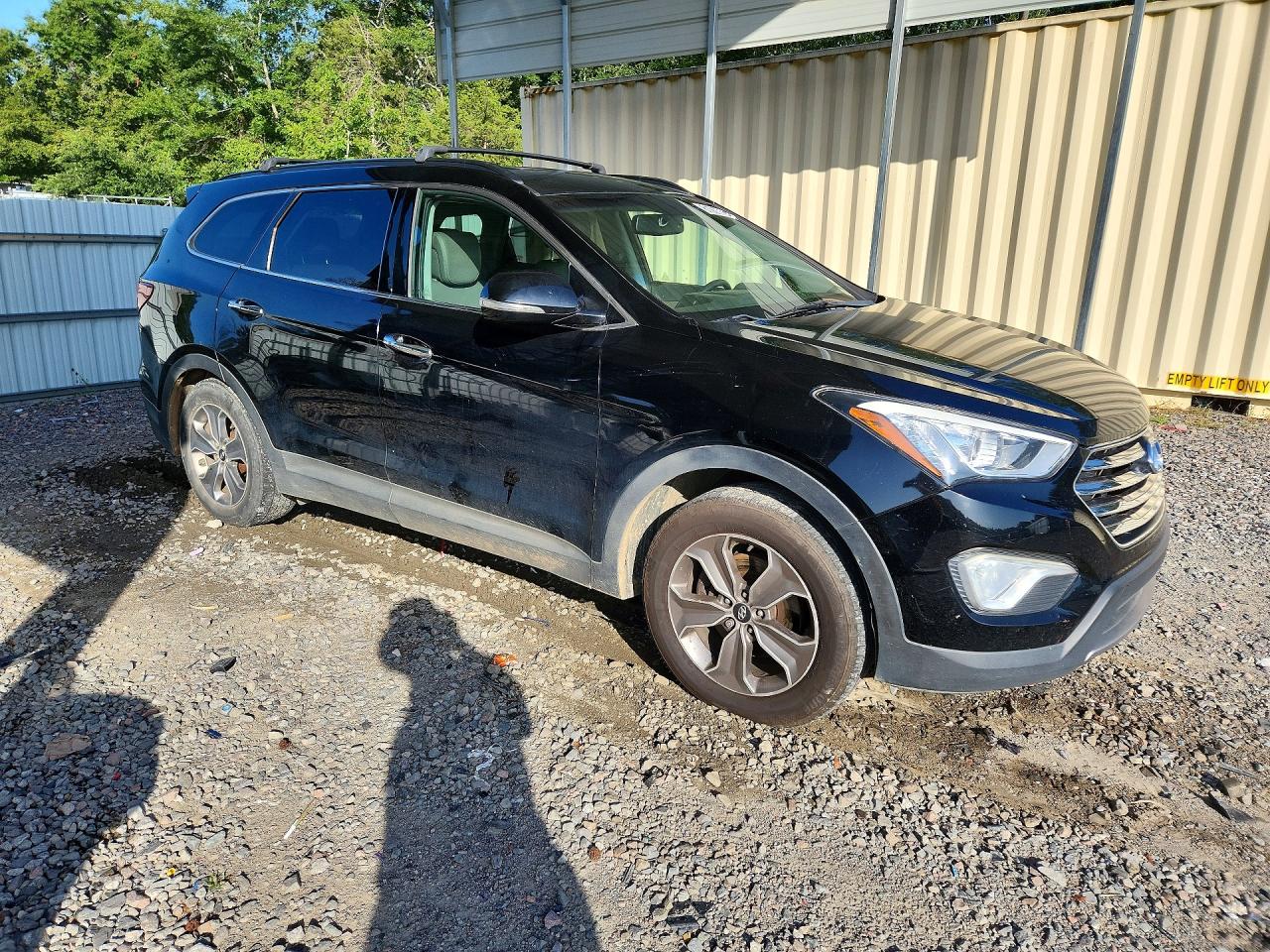 2014 Hyundai Santa Fe Gls Black vin: KM8SN4HFXEU056128