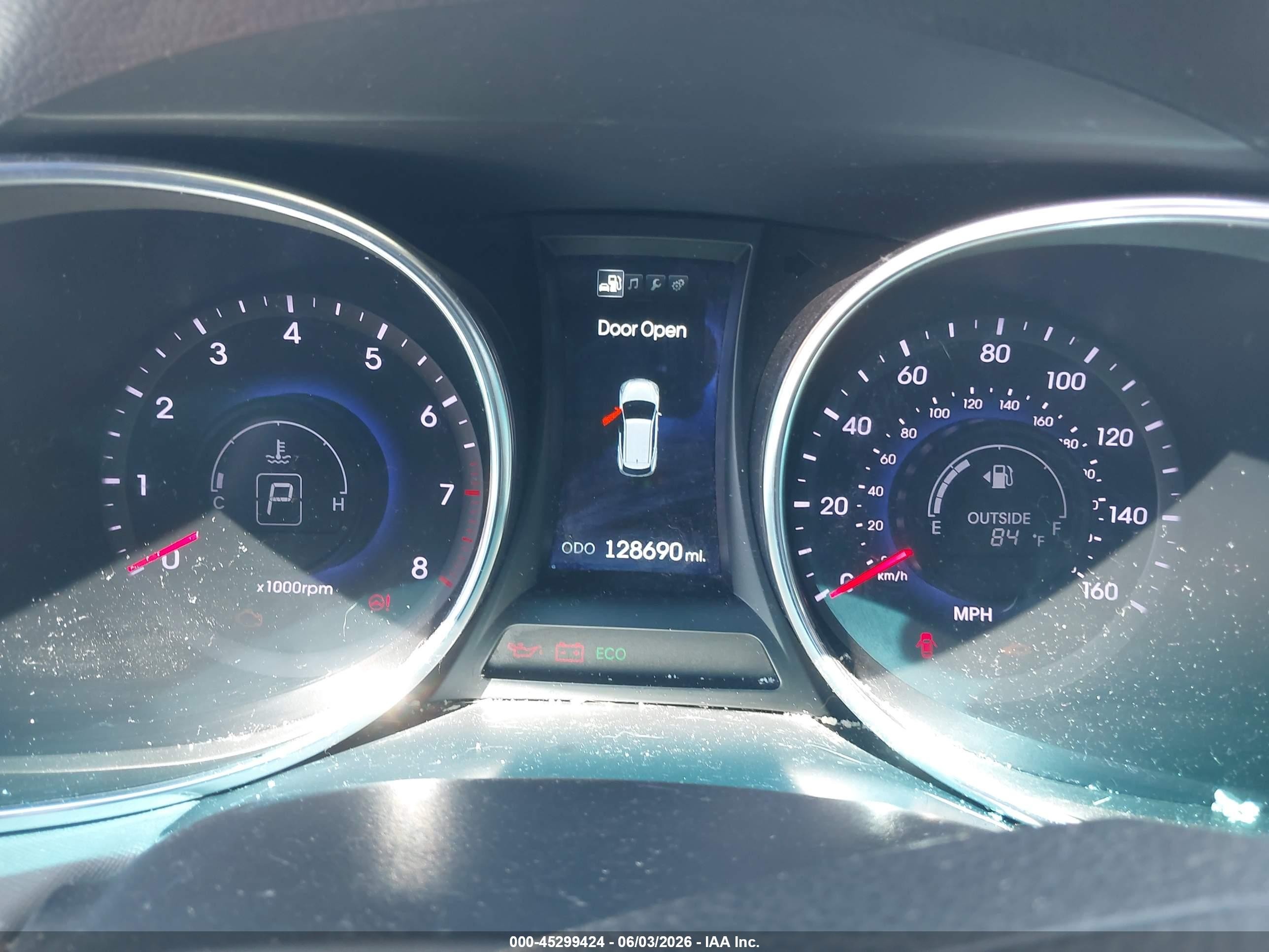 2014 Hyundai Santa Fe Gls Black vin: KM8SN4HFXEU066299