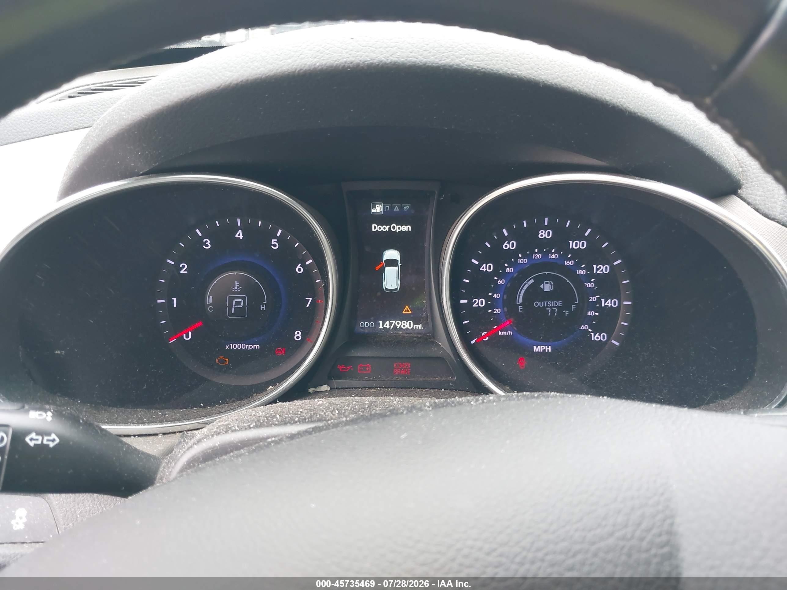 2014 Hyundai Santa Fe Gls Серебряный vin: KM8SN4HFXEU074743