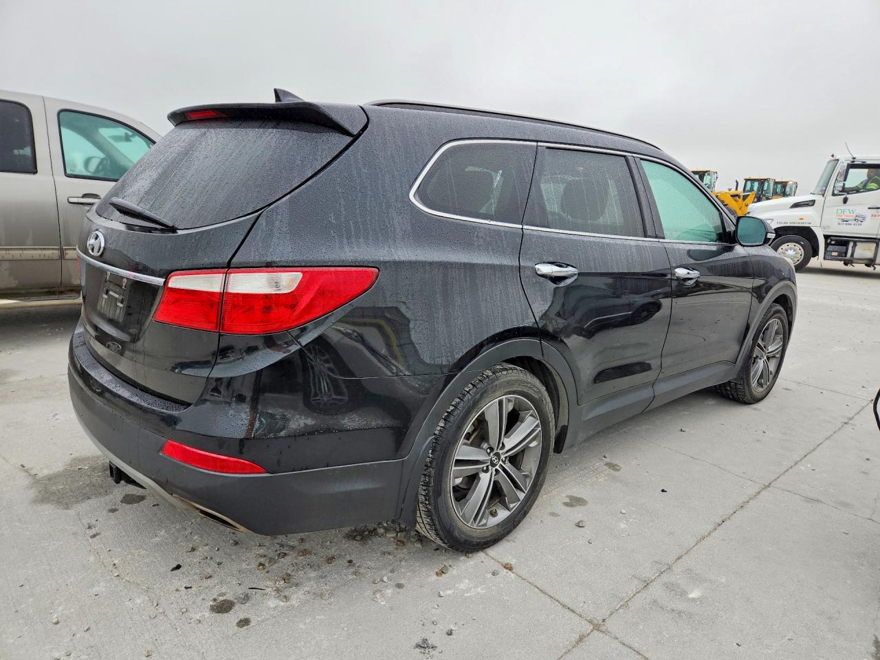 2014 Hyundai Santa Fe Gls Black vin: KM8SN4HFXEU086195