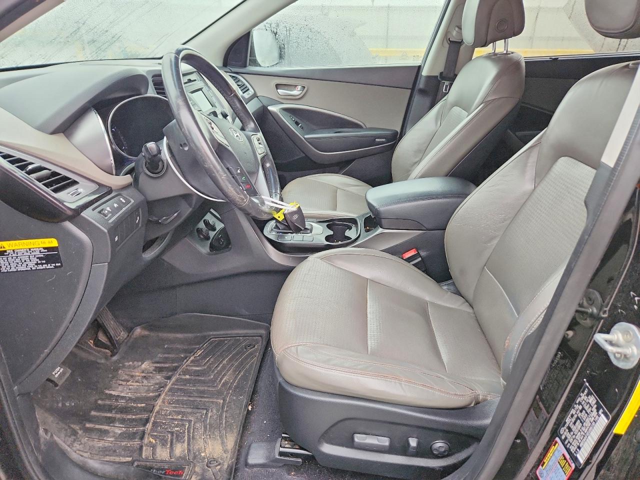 2014 Hyundai Santa Fe Gls Black vin: KM8SN4HFXEU086195