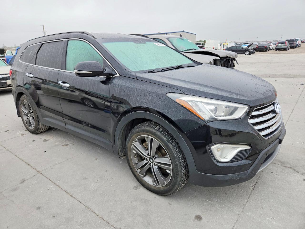 2014 Hyundai Santa Fe Gls Black vin: KM8SN4HFXEU086195