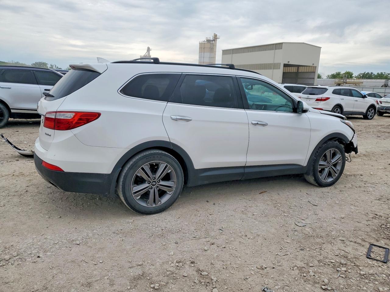 2015 Hyundai Santa Fe Limited White vin: KM8SN4HFXFU095125