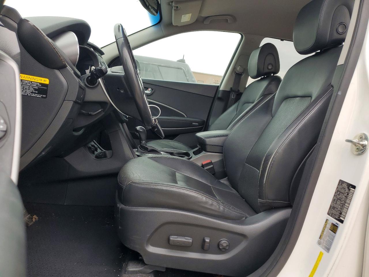 2015 Hyundai Santa Fe Limited White vin: KM8SN4HFXFU095125