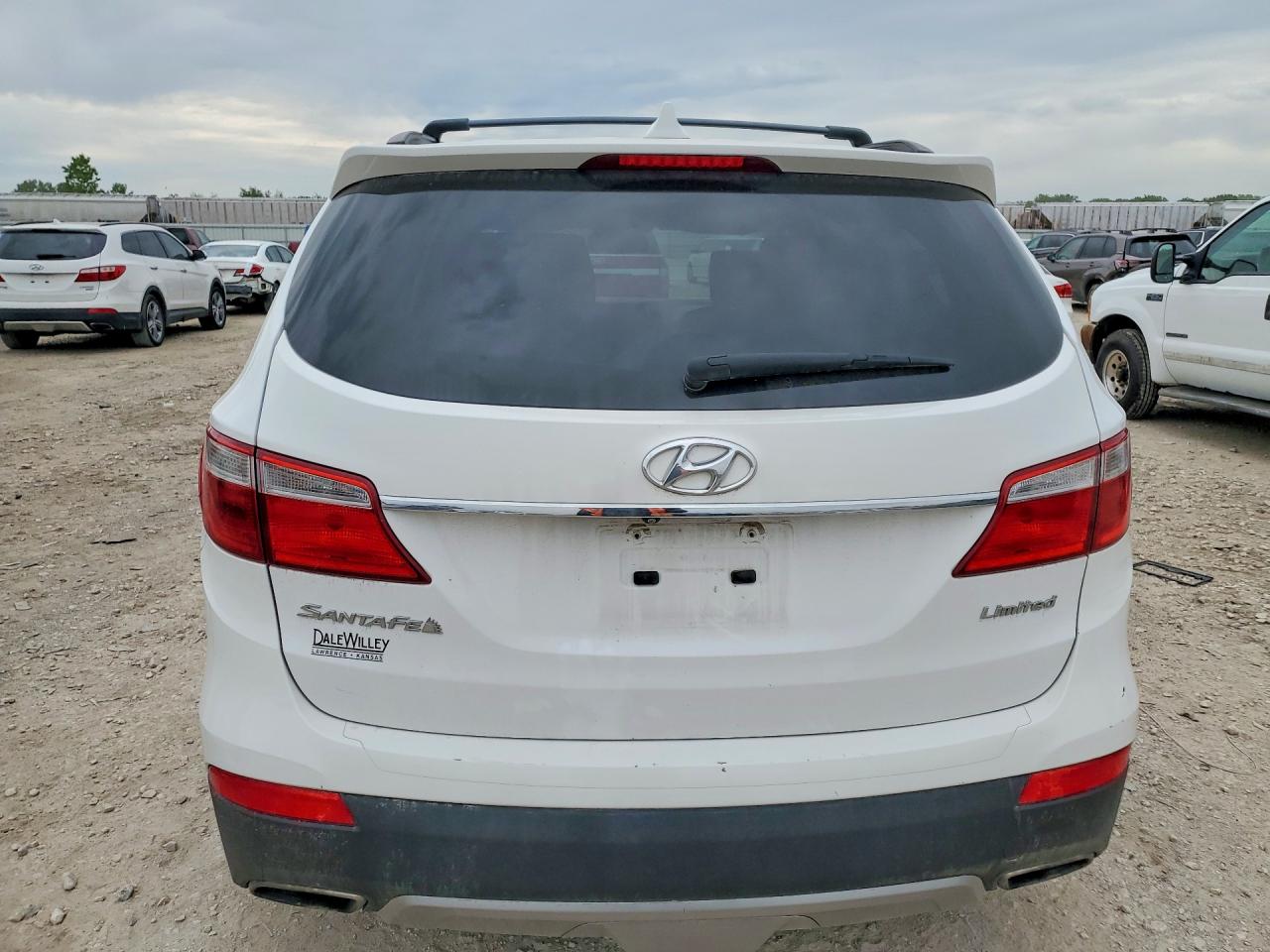 2015 Hyundai Santa Fe Limited White vin: KM8SN4HFXFU095125