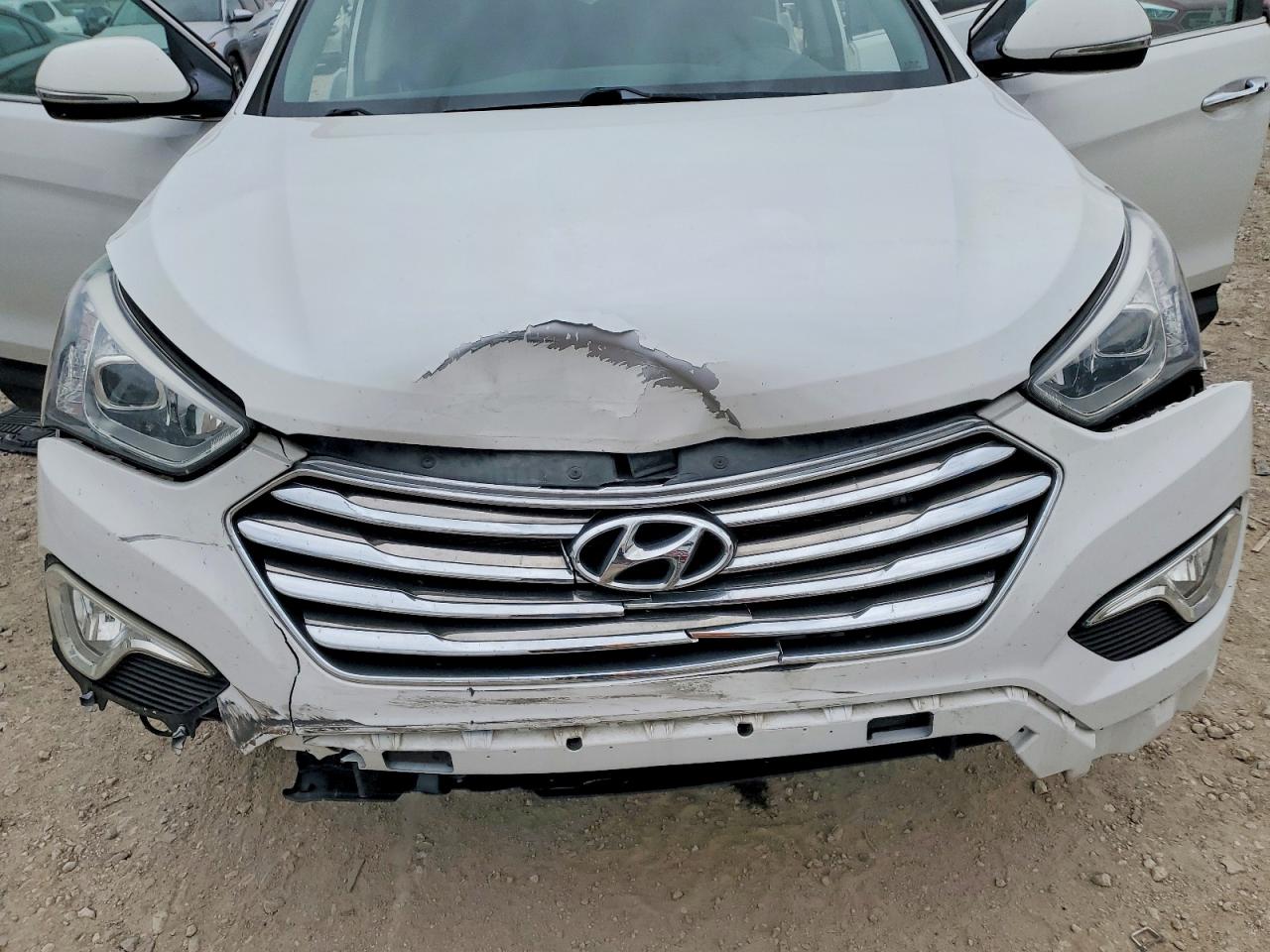 2015 Hyundai Santa Fe Limited White vin: KM8SN4HFXFU095125