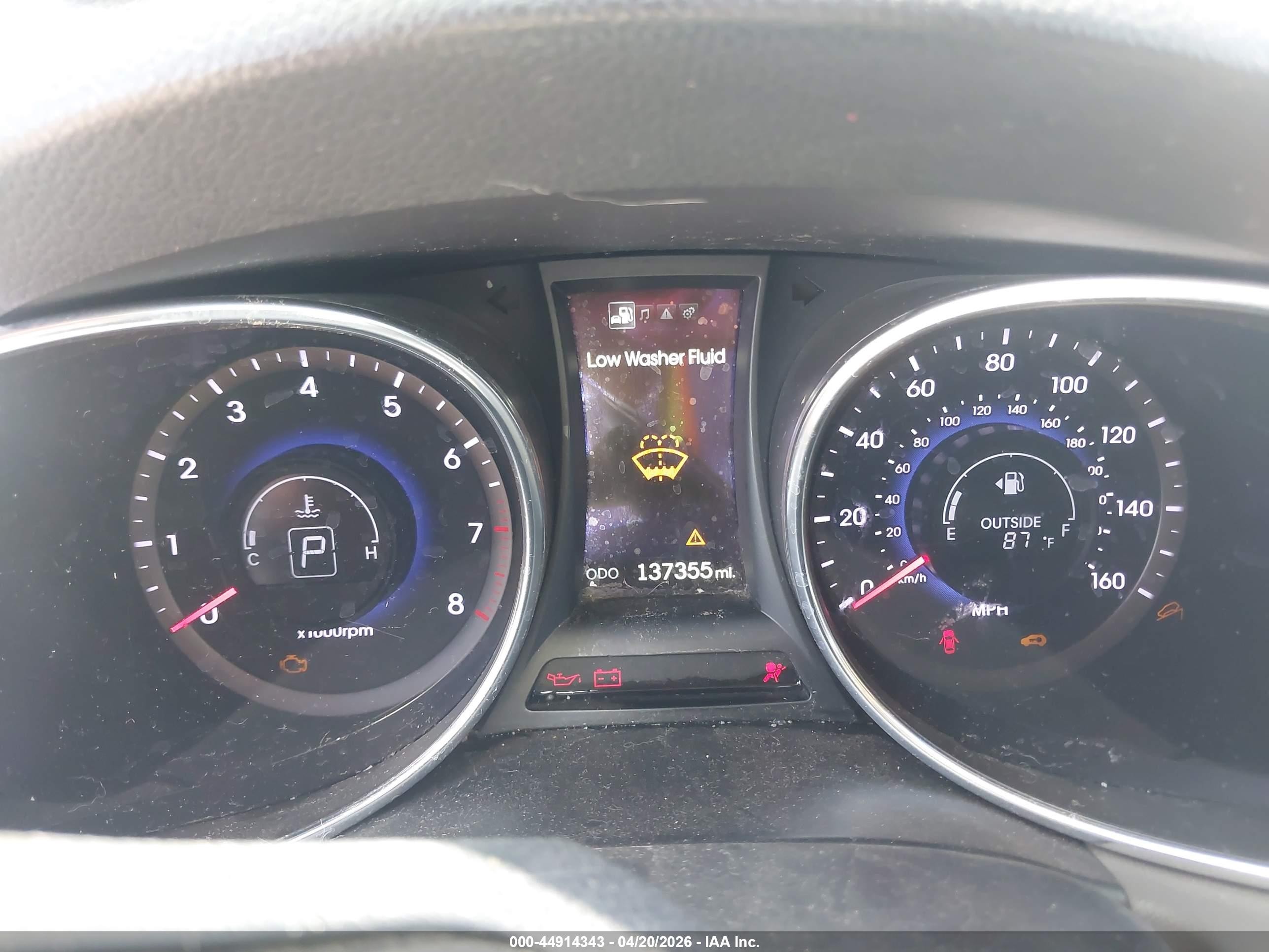 2015 Hyundai Santa Fe Gls Серебряный vin: KM8SN4HFXFU102784