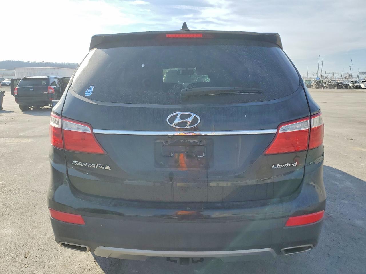 2015 Hyundai Santa Fe Gls Black vin: KM8SN4HFXFU106849