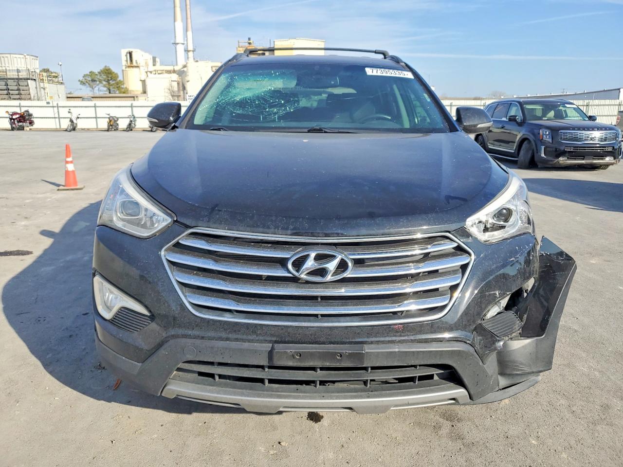 2015 Hyundai Santa Fe Gls Black vin: KM8SN4HFXFU106849