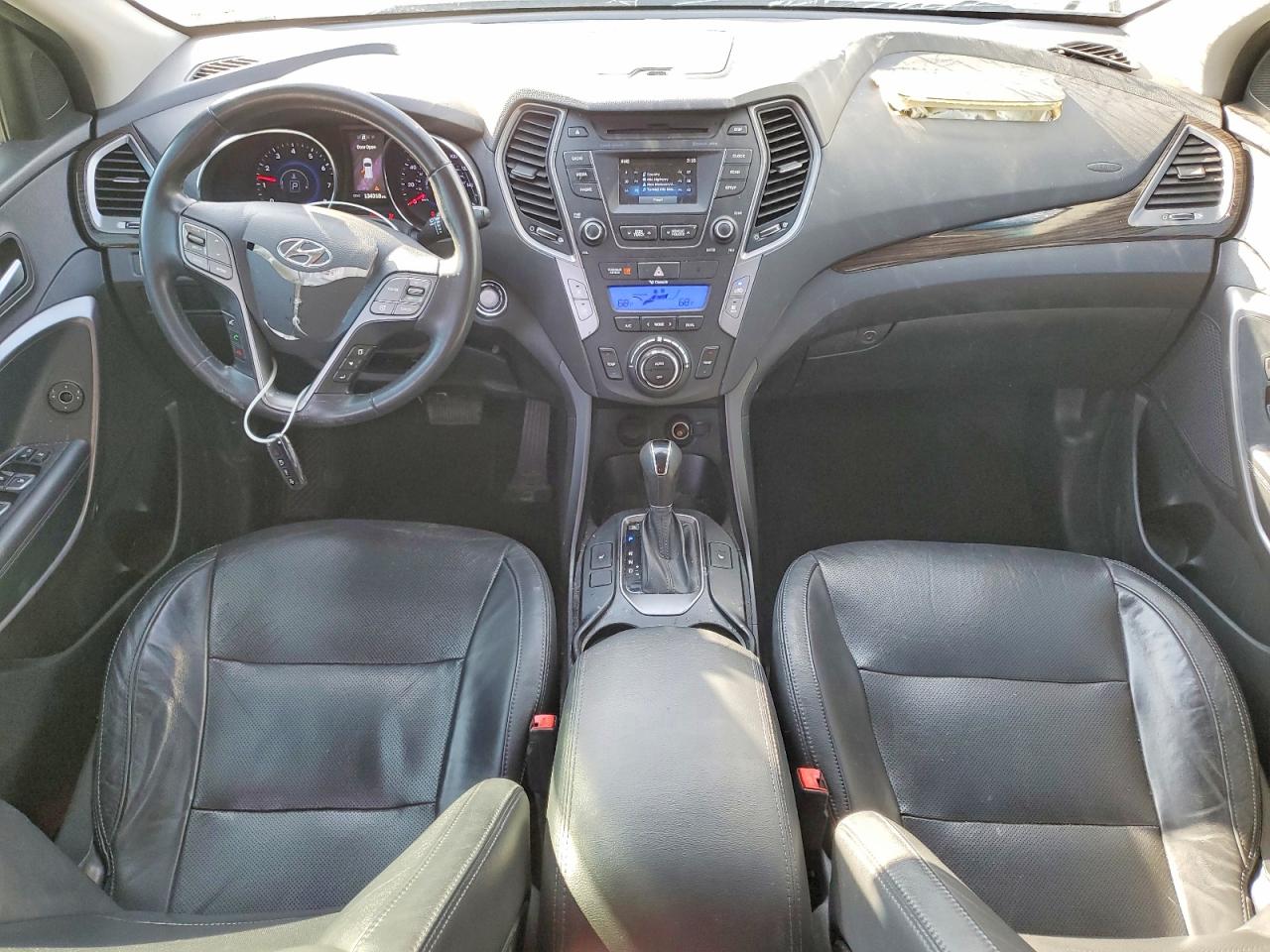 2015 Hyundai Santa Fe Gls Black vin: KM8SN4HFXFU106849