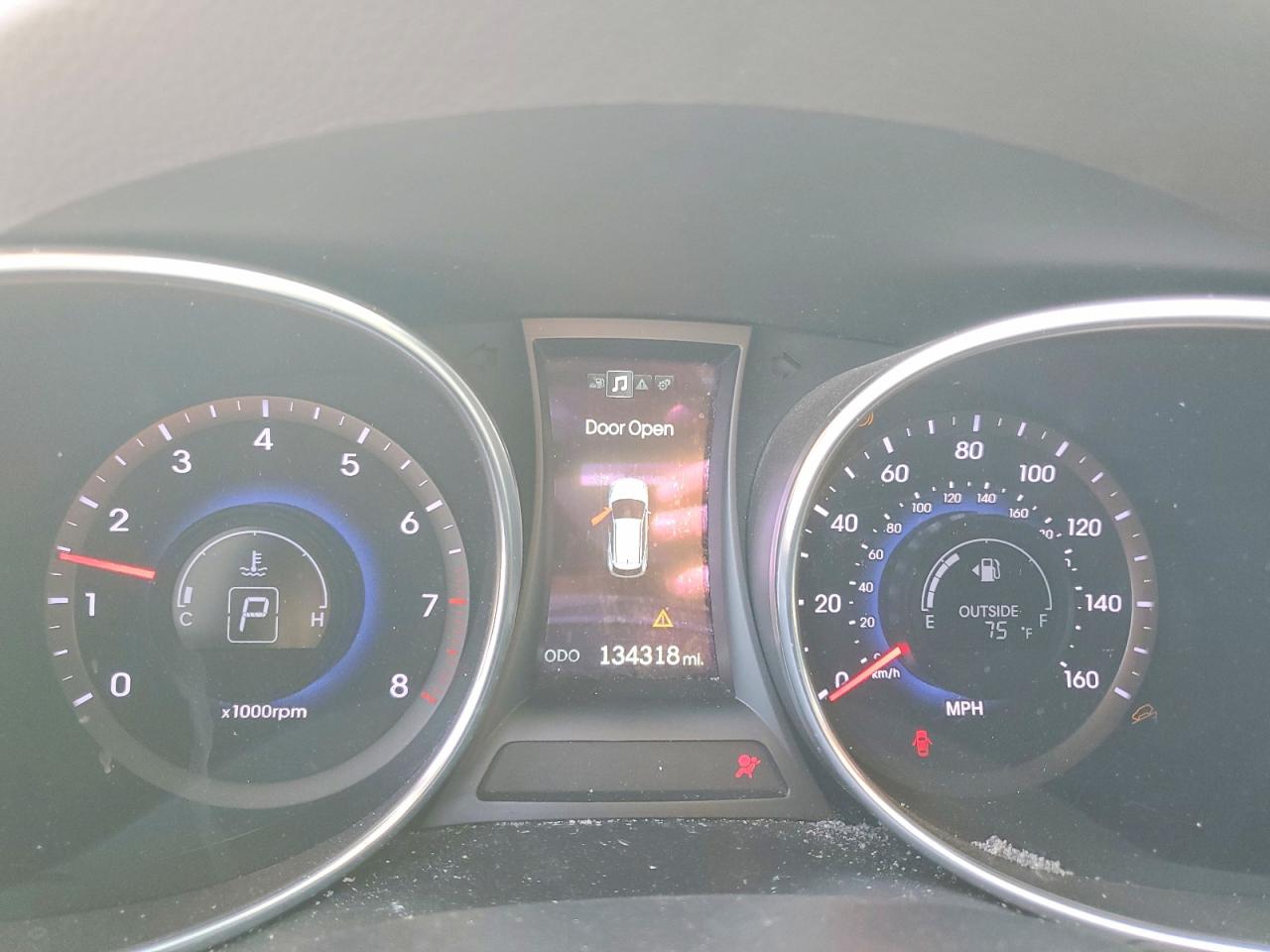 2015 Hyundai Santa Fe Gls Black vin: KM8SN4HFXFU106849