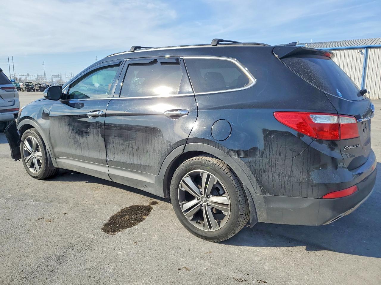 2015 Hyundai Santa Fe Gls Black vin: KM8SN4HFXFU106849