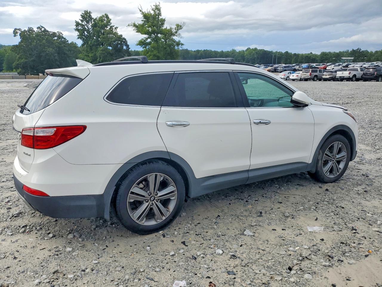 2015 Hyundai Santa Fe Limited White vin: KM8SN4HFXFU111081