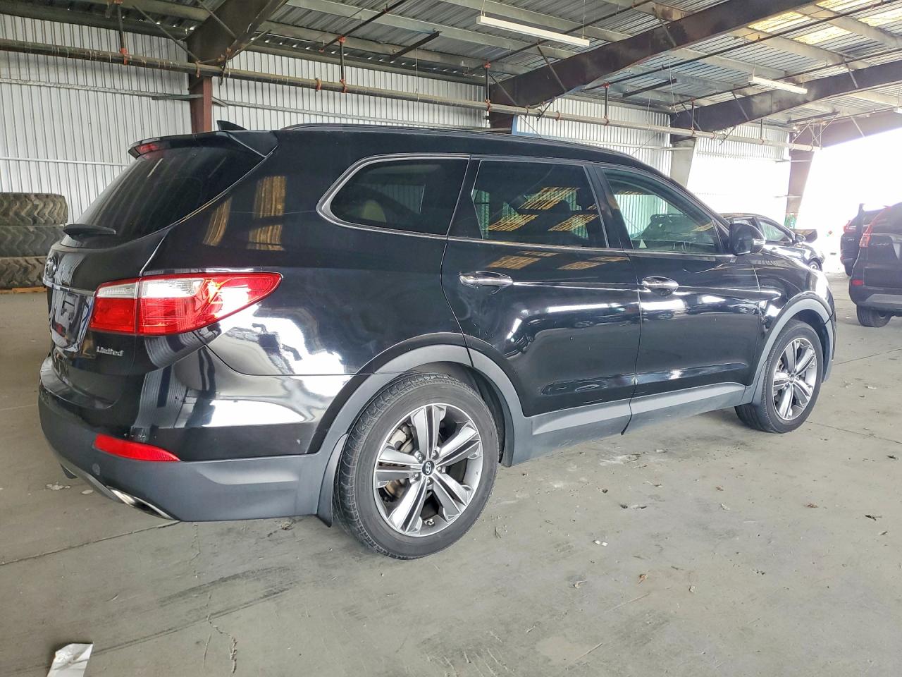 2015 Hyundai Santa Fe Limited Black vin: KM8SN4HFXFU113445