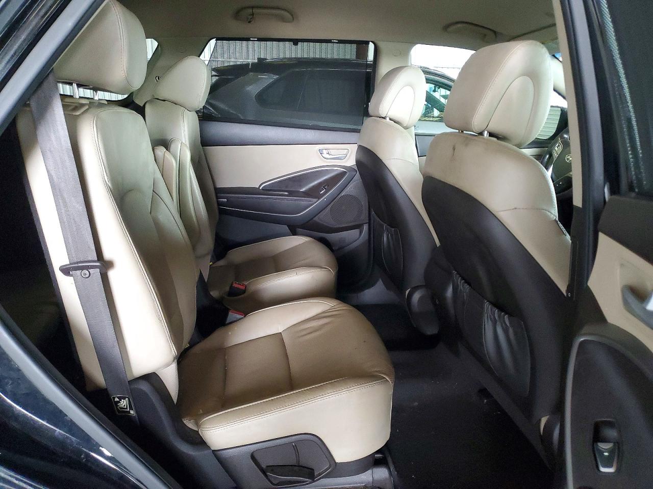 2015 Hyundai Santa Fe Limited Black vin: KM8SN4HFXFU113445