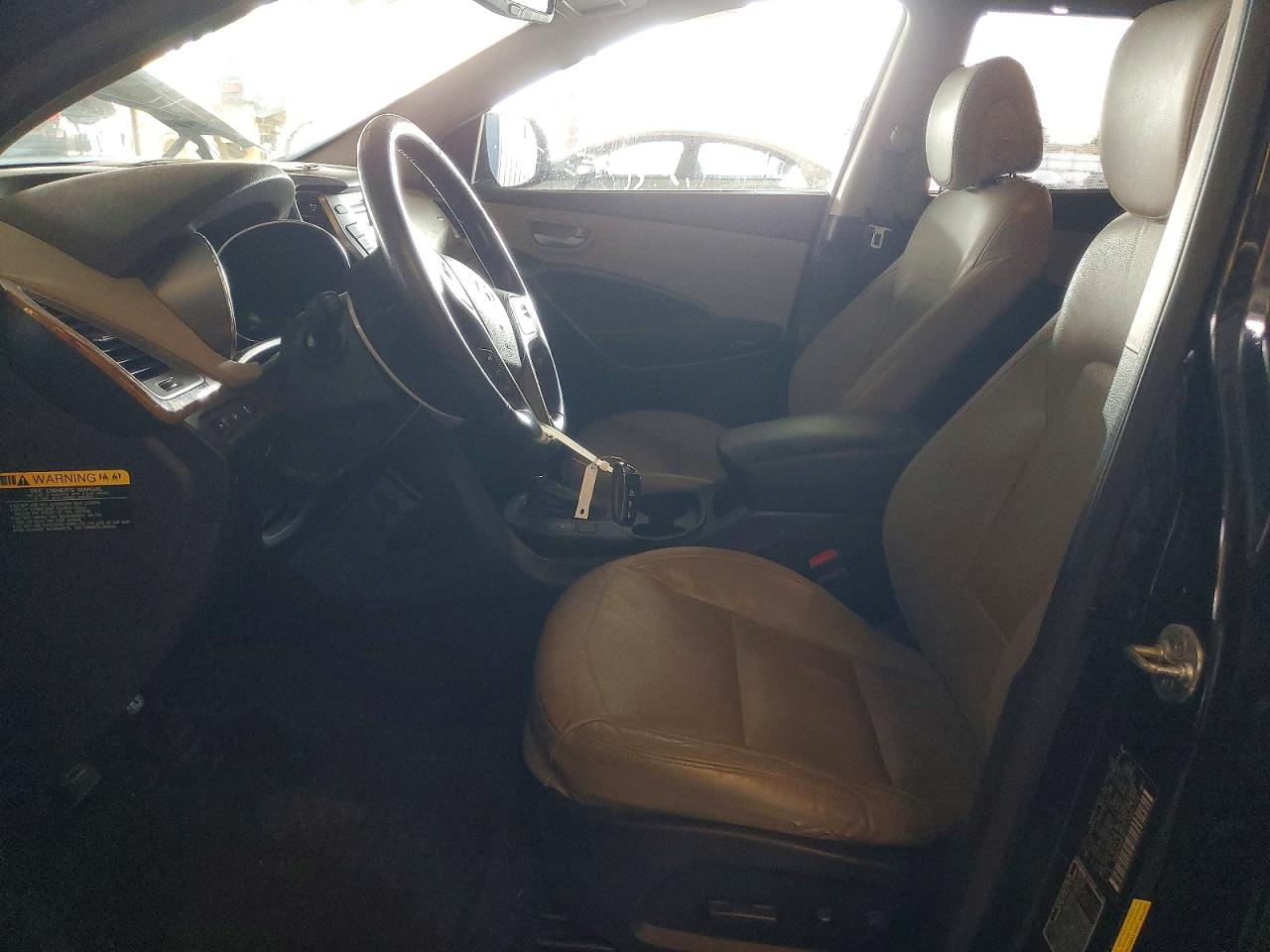 2015 Hyundai Santa Fe Limited Black vin: KM8SN4HFXFU113445