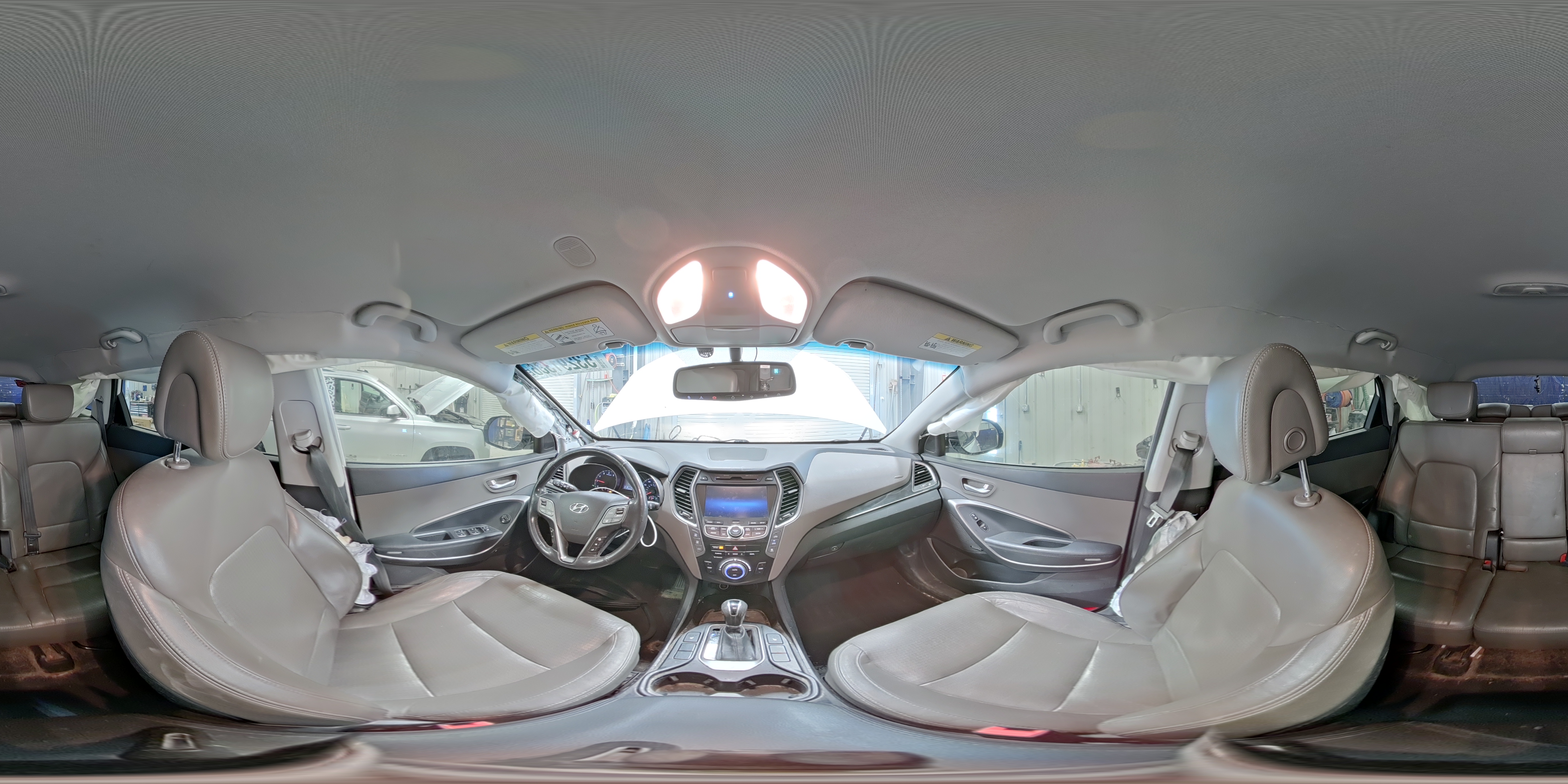 2013 Hyundai Santa Fe Gls White vin: KM8SNDHF0DU012038