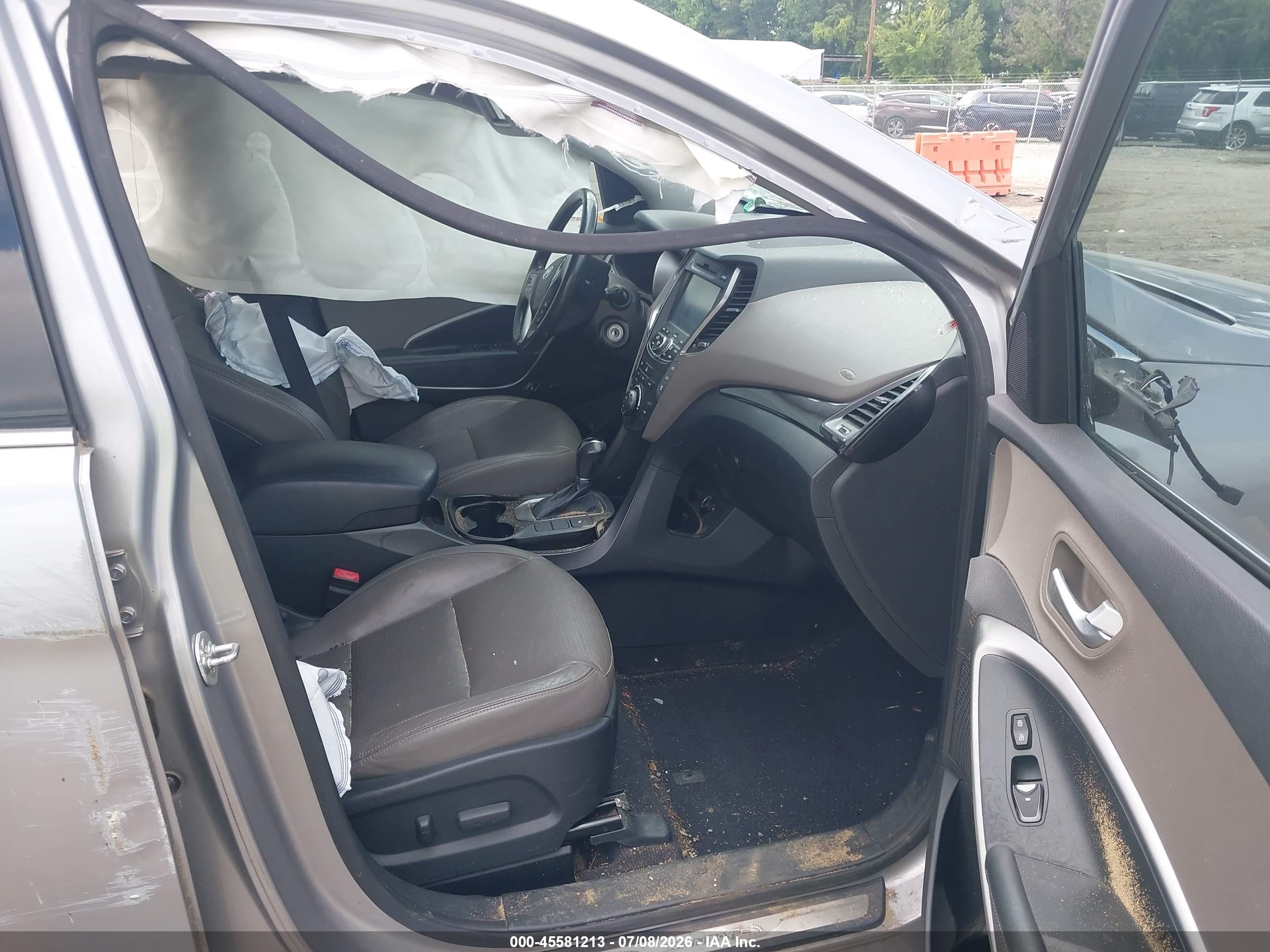 2013 Hyundai Santa Fe Gls Silver vin: KM8SNDHF0DU012928
