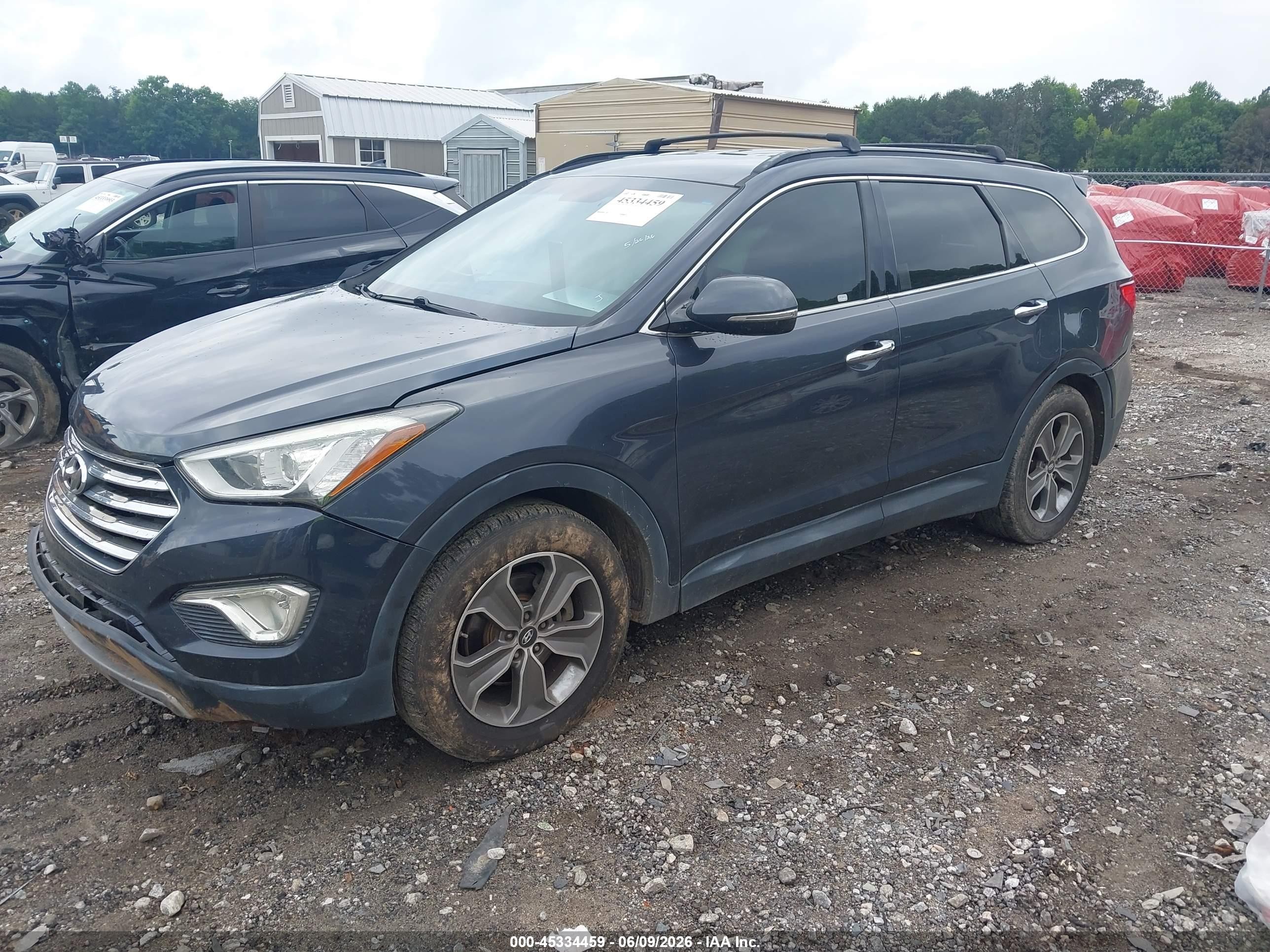 2013 Hyundai Santa Fe Gls Blue vin: KM8SNDHF0DU018695
