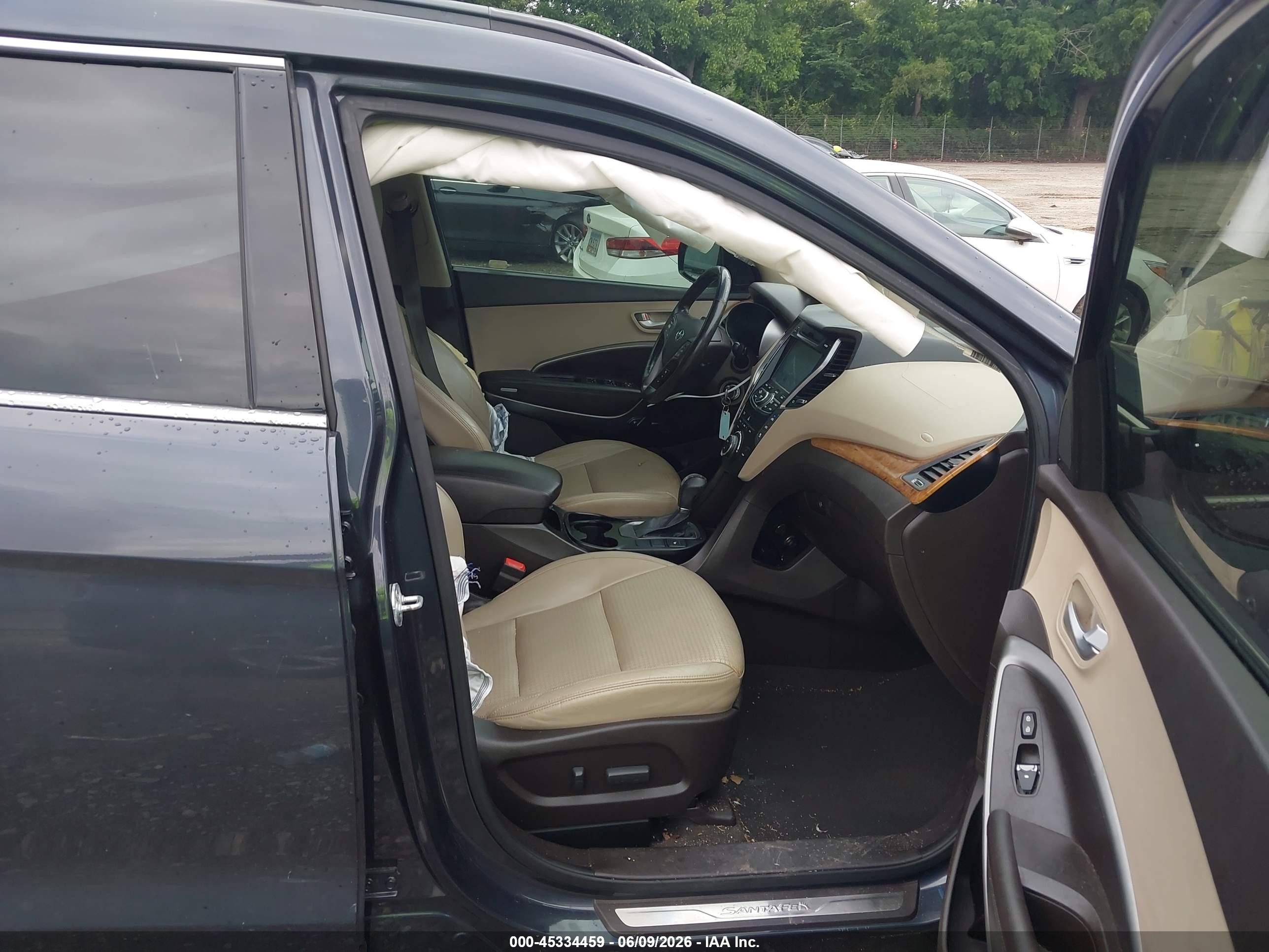 2013 Hyundai Santa Fe Gls Blue vin: KM8SNDHF0DU018695