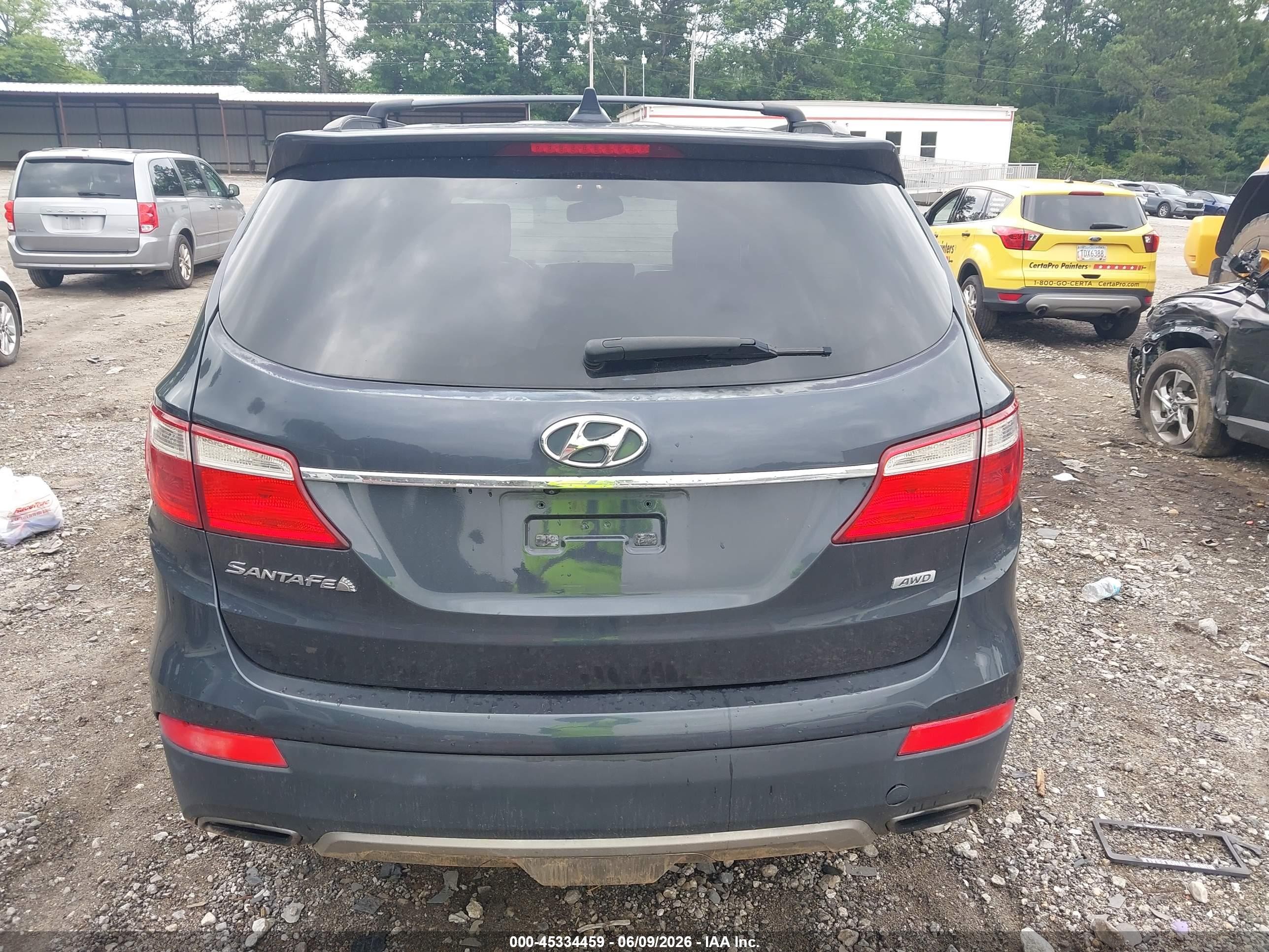 2013 Hyundai Santa Fe Gls Blue vin: KM8SNDHF0DU018695