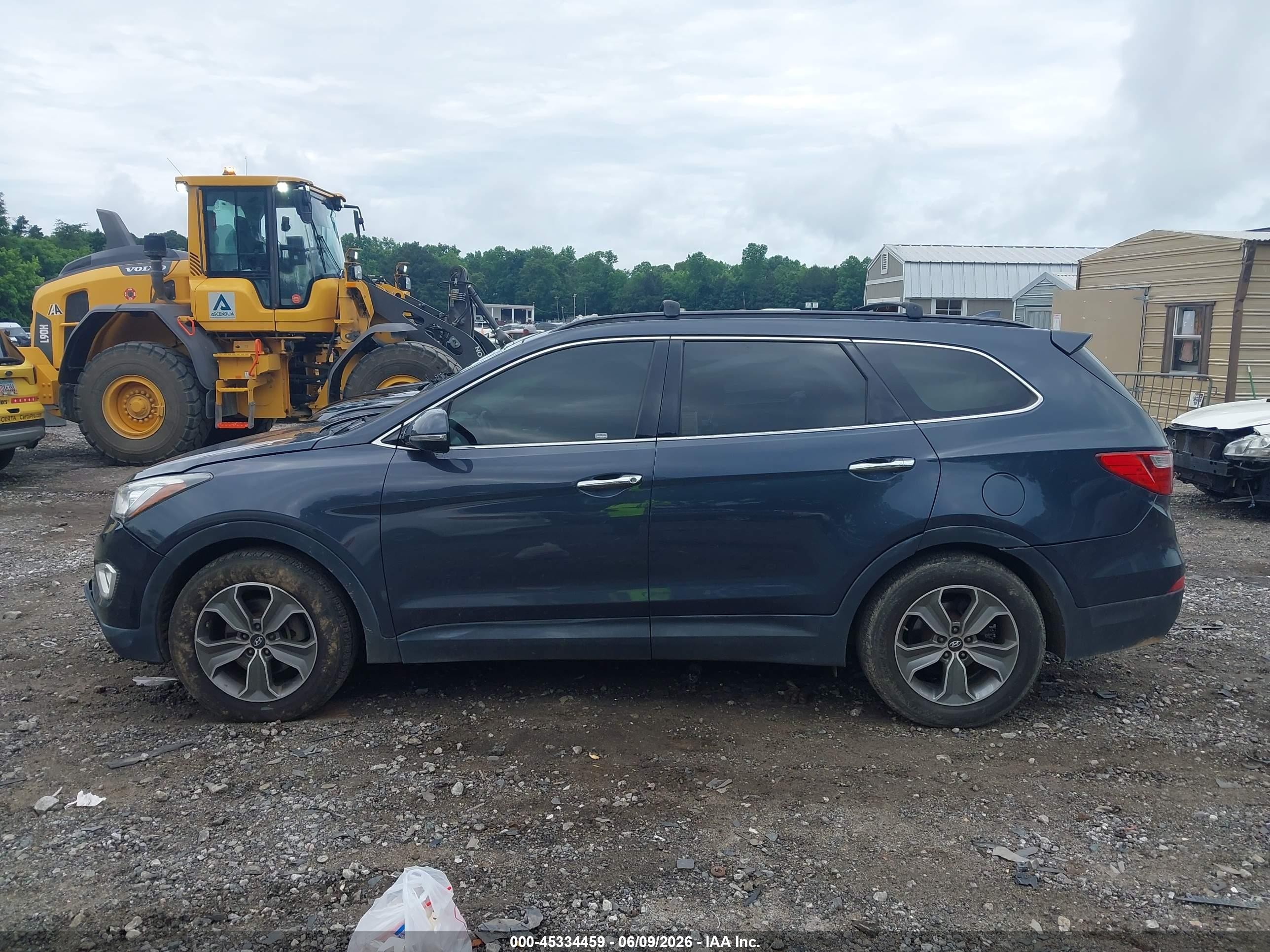 2013 Hyundai Santa Fe Gls Blue vin: KM8SNDHF0DU018695
