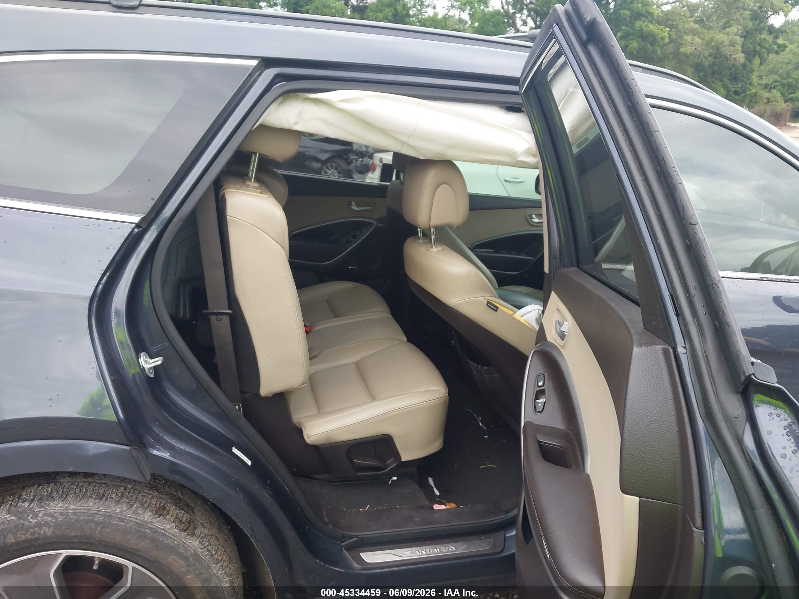 2013 Hyundai Santa Fe Gls Blue vin: KM8SNDHF0DU018695
