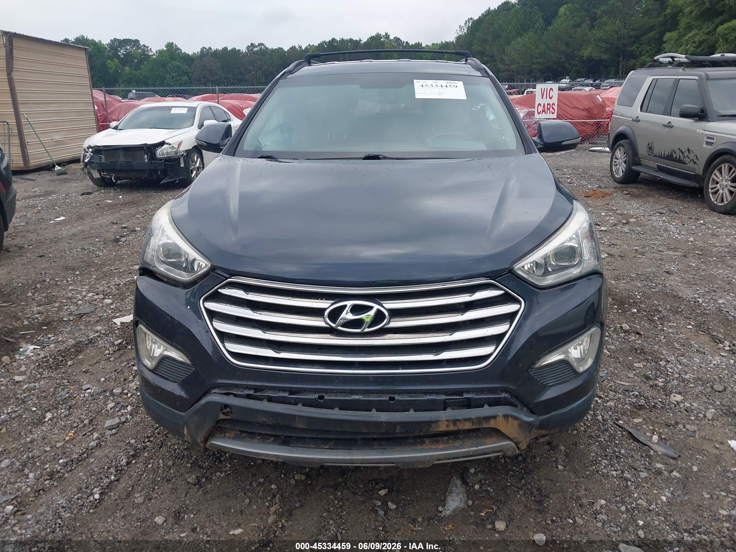 2013 Hyundai Santa Fe Gls Blue vin: KM8SNDHF0DU018695