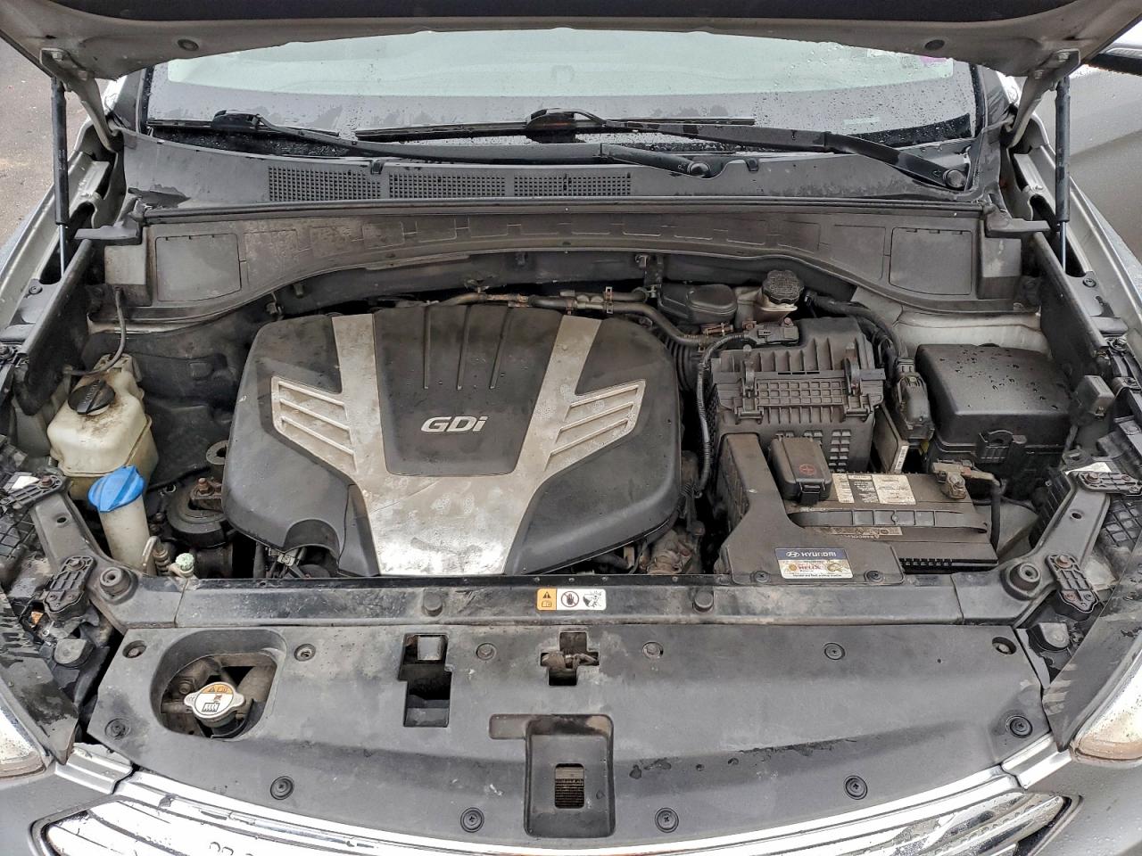 2014 Hyundai Santa Fe Gls Gray vin: KM8SNDHF0EU062746
