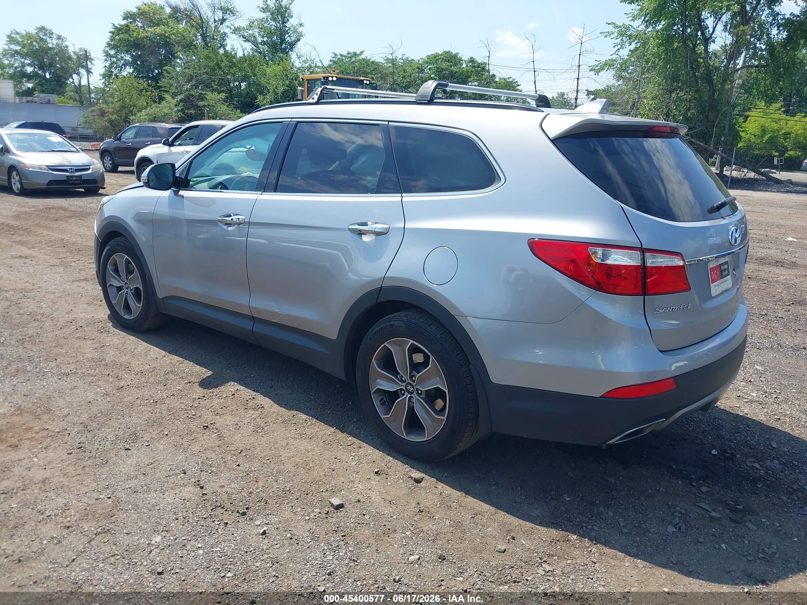 2014 Hyundai Santa Fe Gls Silver vin: KM8SNDHF0EU070894