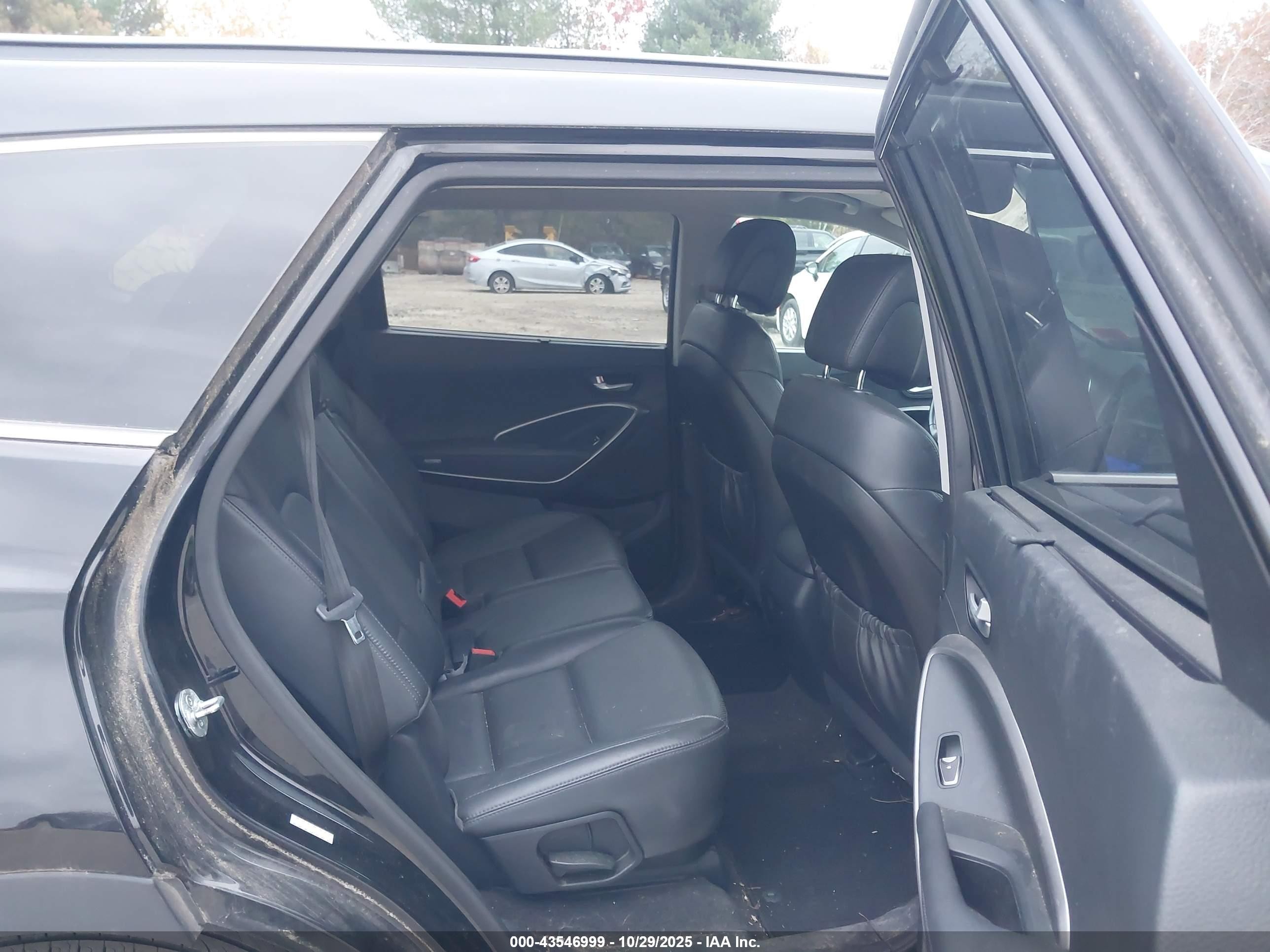 2015 Hyundai Santa Fe Gls Black vin: KM8SNDHF0FU129766