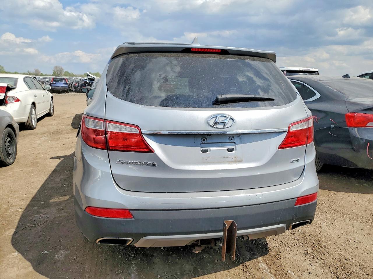 2013 Hyundai Santa Fe Серый vin: KM8SNDHF1DU014008