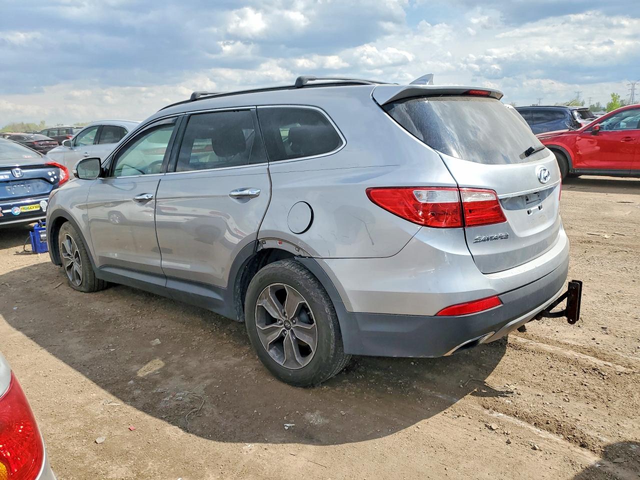 2013 Hyundai Santa Fe Серый vin: KM8SNDHF1DU014008