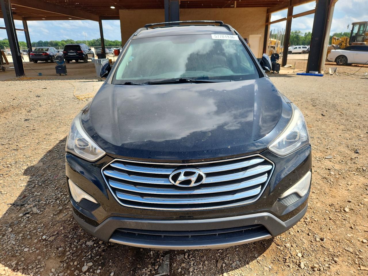 2014 Hyundai Santa Fe Gls Black vin: KM8SNDHF1EU057927