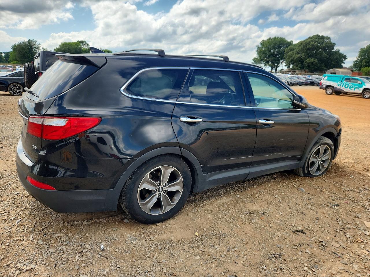 2014 Hyundai Santa Fe Gls Black vin: KM8SNDHF1EU057927