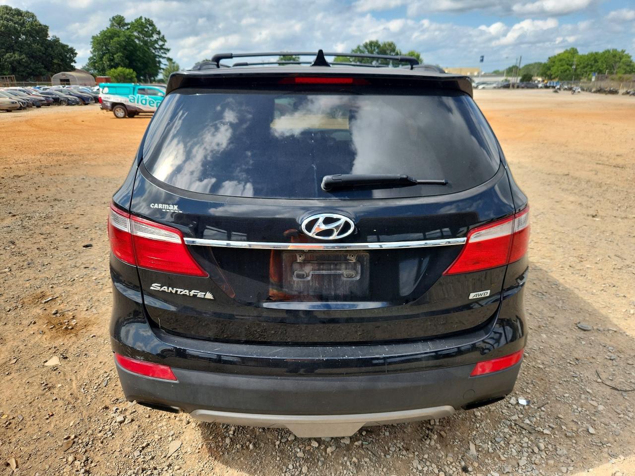2014 Hyundai Santa Fe Gls Black vin: KM8SNDHF1EU057927