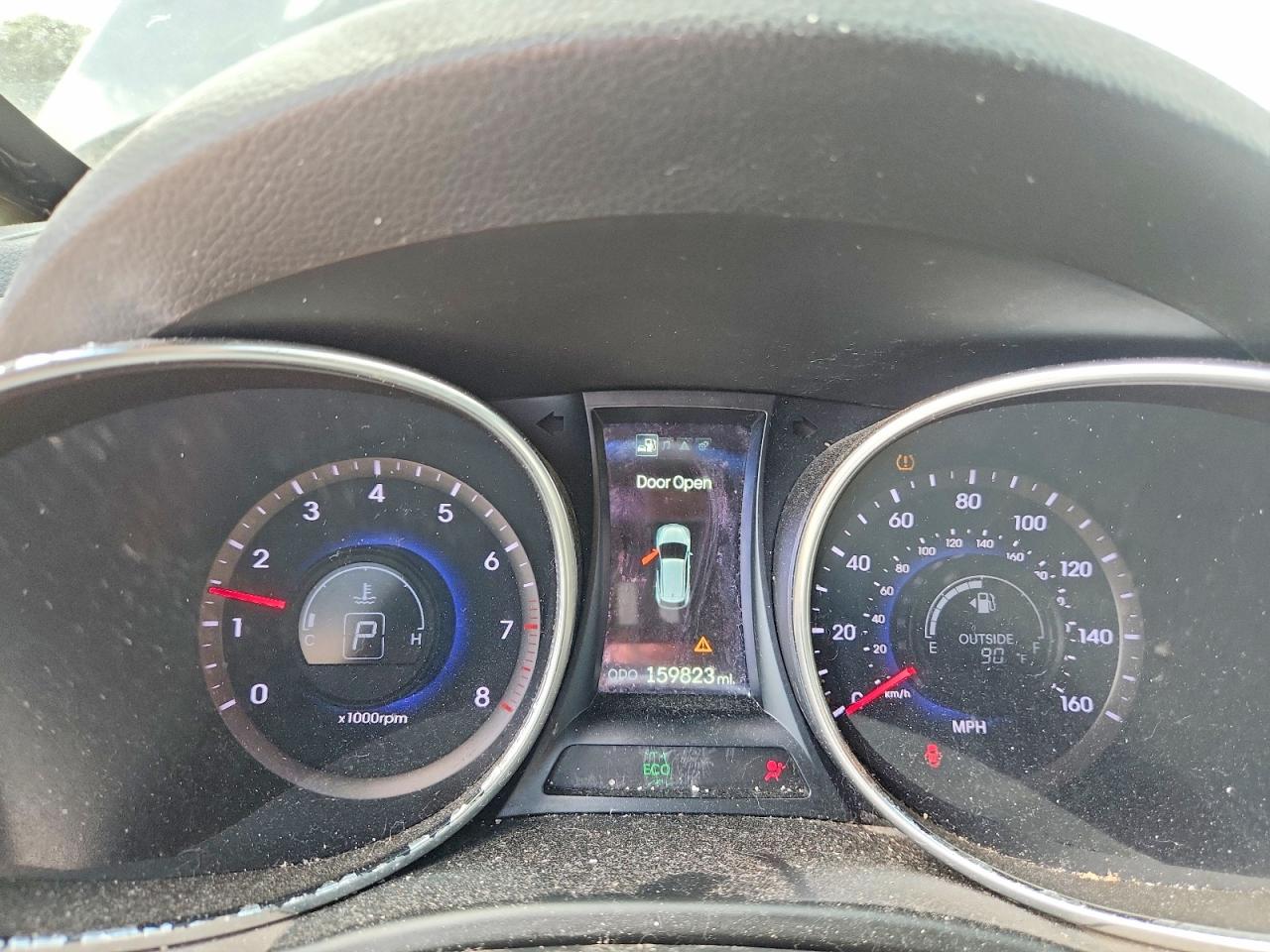 2014 Hyundai Santa Fe Gls Black vin: KM8SNDHF1EU057927