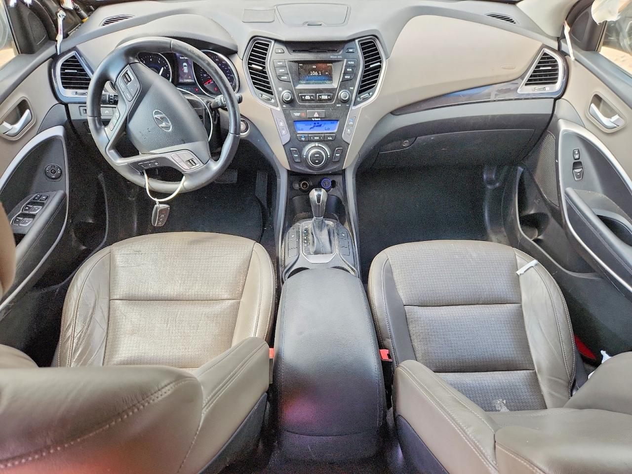 2014 Hyundai Santa Fe Gls Black vin: KM8SNDHF1EU057927