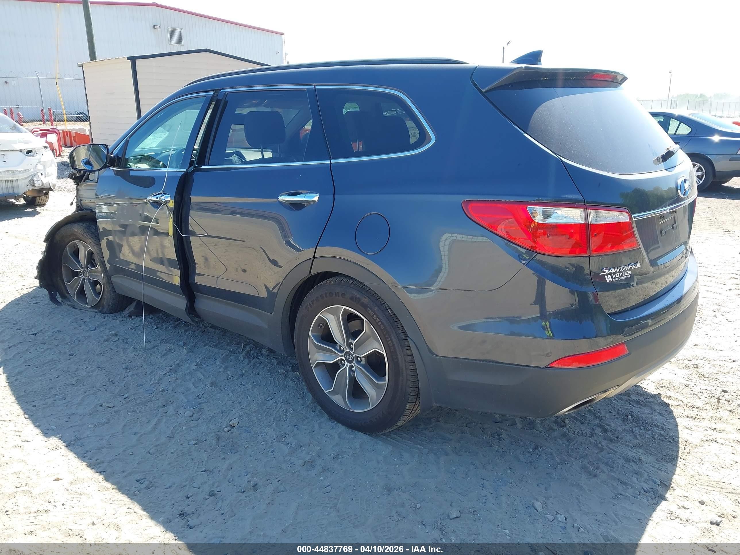 2014 Hyundai Santa Fe Limited Black vin: KM8SNDHF1EU059919